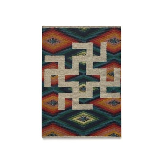 Yei Hardcover Journal - Colorful Patterned Notebook for Artists, Writers, Gift, School Supplies, Travel Journal