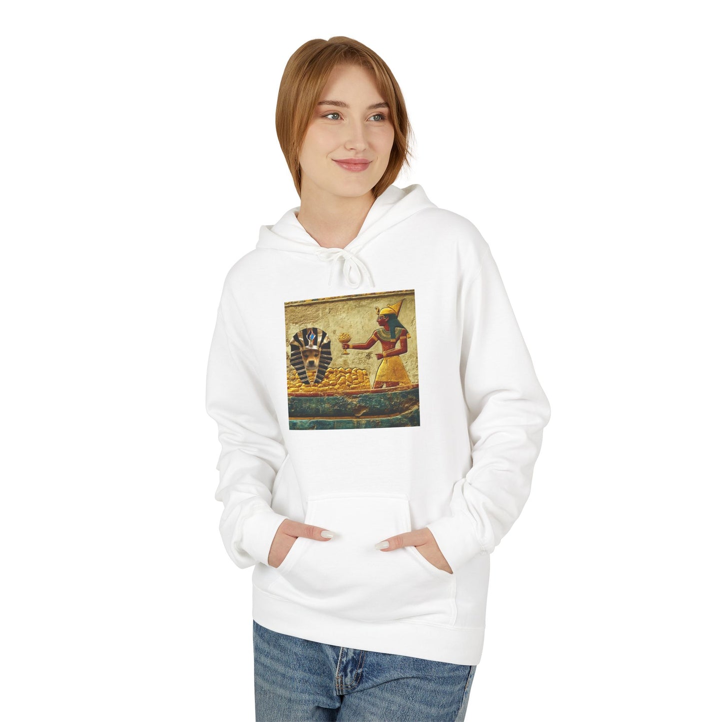 WIF Art Hoodie, Cozy Fleece Pullover for Art Lovers, Unique Gift for Creative Souls, Perfect for Casual Wear, Art-Inspired Fashion