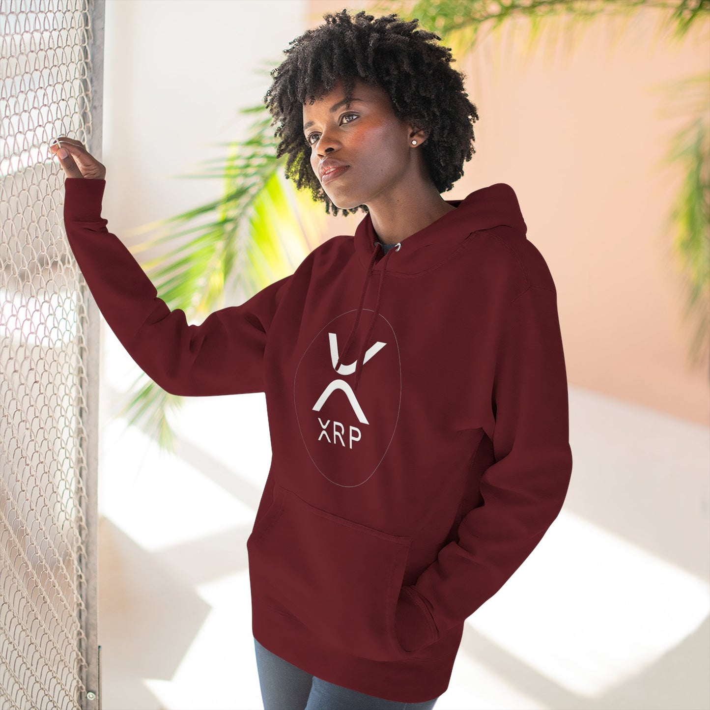 XRP Cozy Three-Panel Fleece Hoodie for Relaxed Casual Style, Perfect for Lounging, Gifting, Everyday Wear, and Cozy Nights