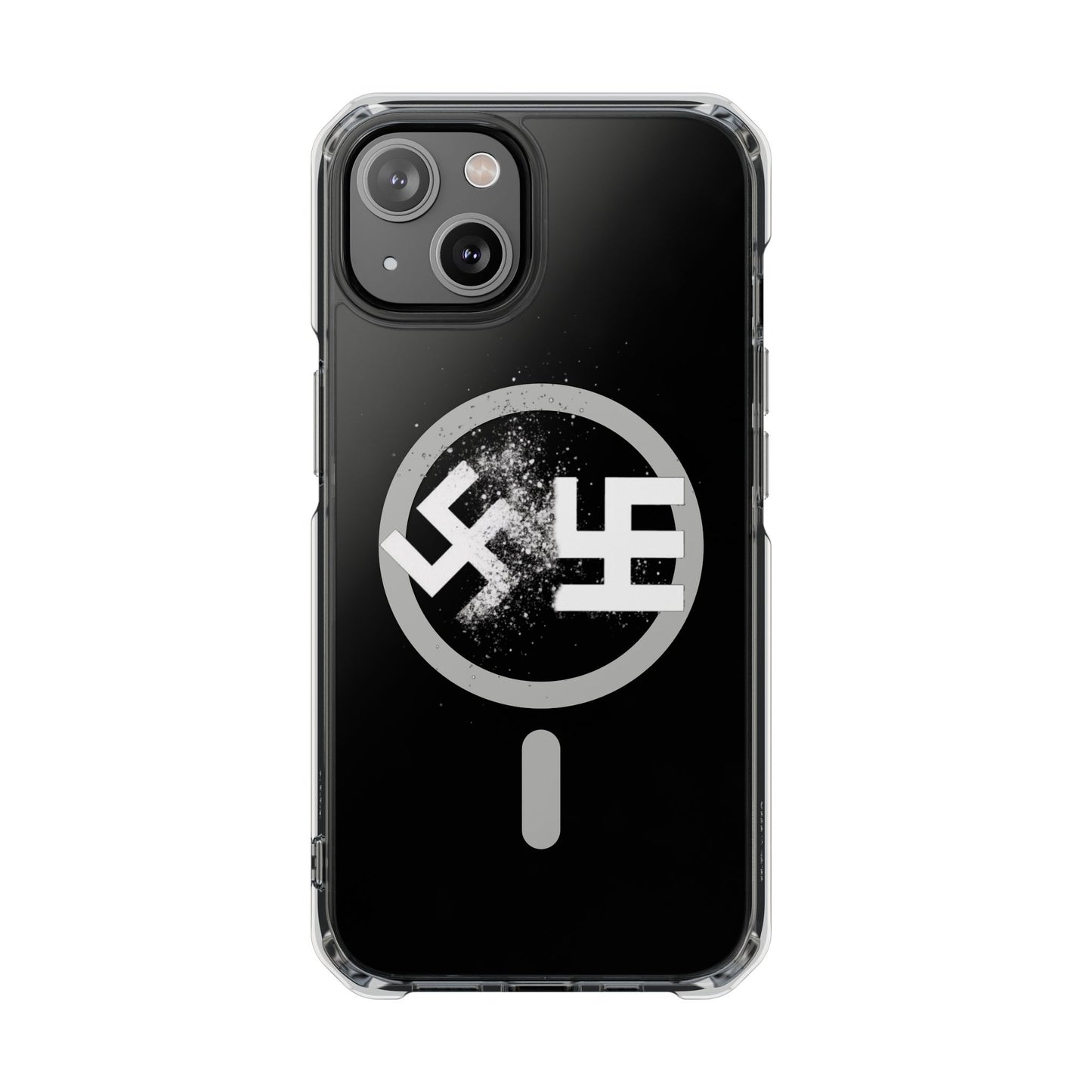 Swasticoin Magnetic Clear Phone Case, Stylish Protective Case for iPhones, Durable and Trendy Phone Cover, Perfect Gift for Tech Lovers, Modern Design