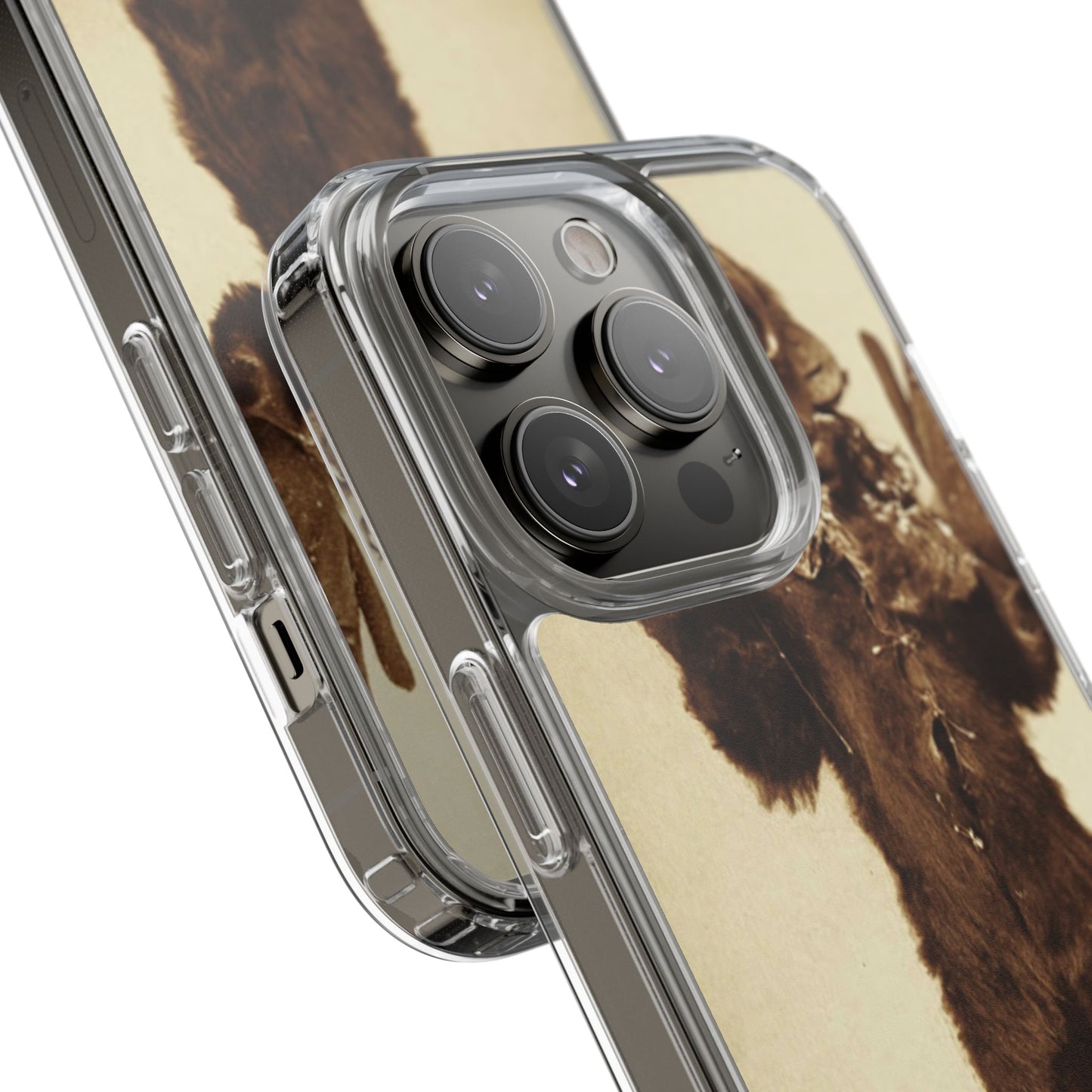 Yei Vintage Monster Clear Phone Case, Unique Phone Cover, Halloween Gift, Retro Style Case, Fun Accessories