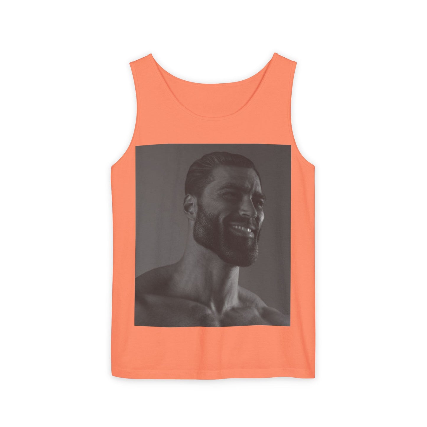 GIGA Unisex Garment-Dyed Tank Top, Summer Apparel, Funny Graphic Tee, Workout Wear, Unique Gift Idea, Casual Outfit