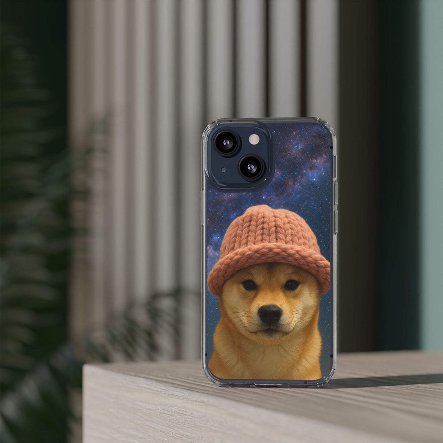 WIF Lovers Clear Phone Case, Cute Phone Cover for Animal Lovers, Pet Gift, Trendy Smartphone Accessory, Unique Dog Case