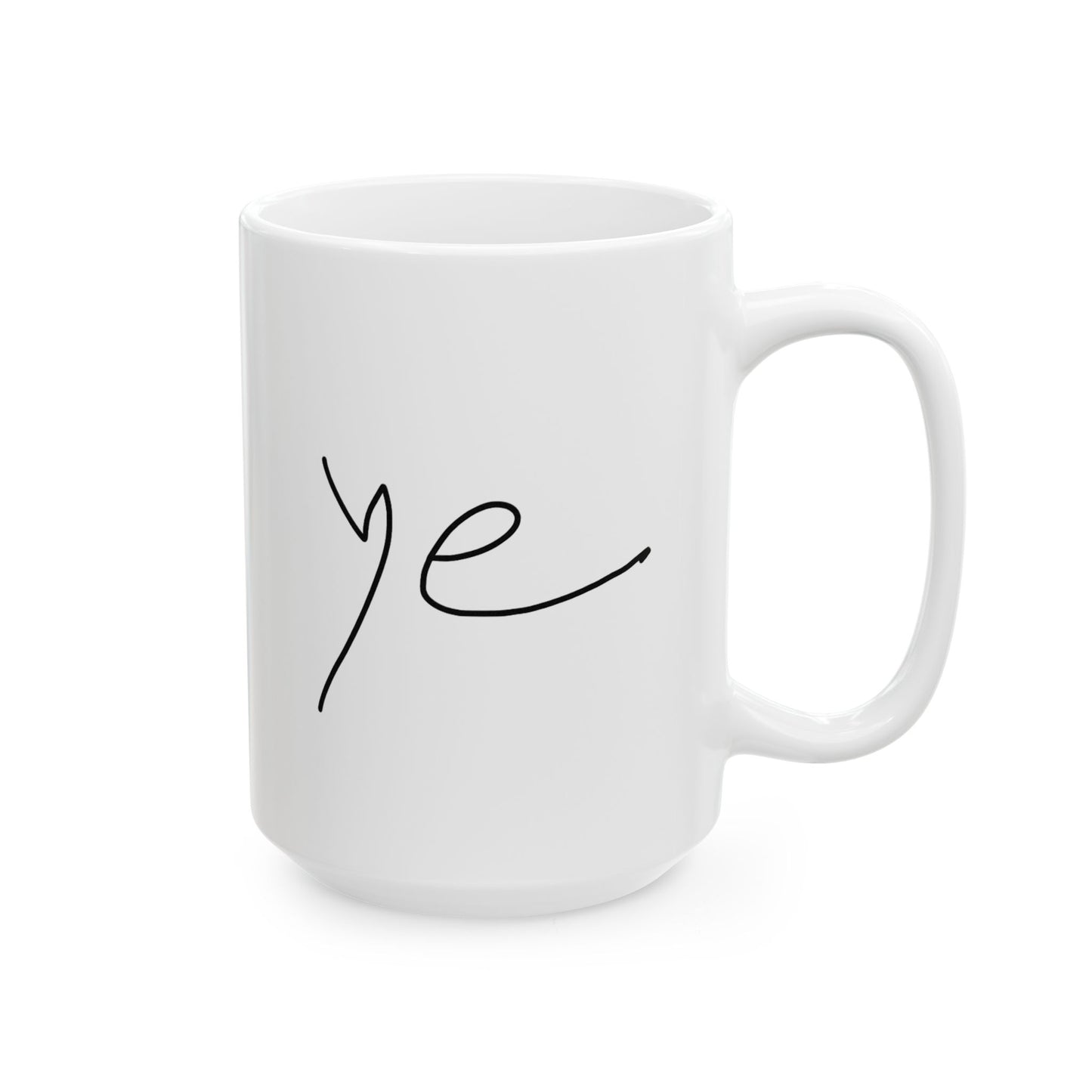 Ye 7BN Personalized Ceramic Mug, Coffee Cup, Gift for Friends, Custom Message Mug, Cute Drinkware, Unique Kitchen Decor