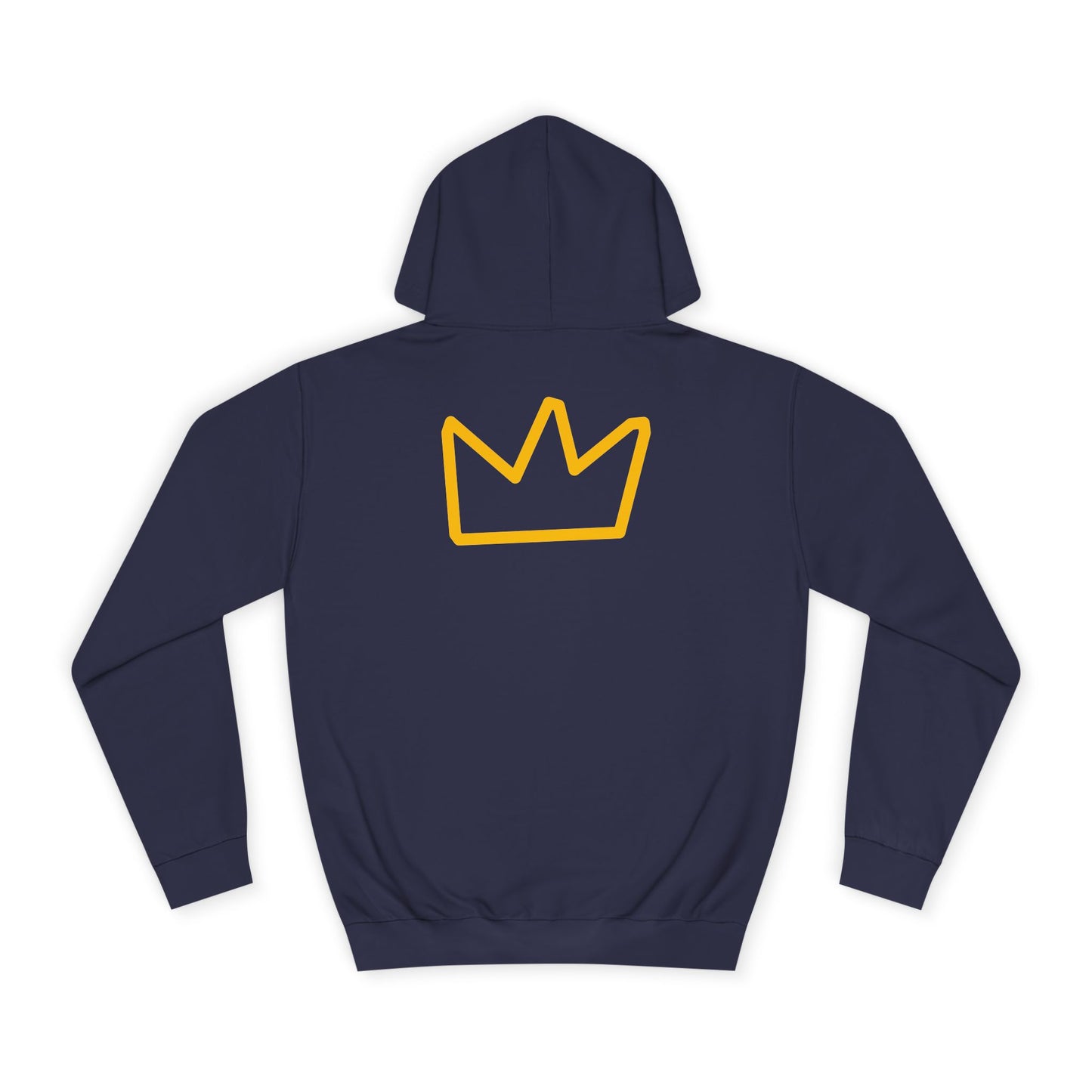 Trench Merch TM Stylish Crown Pull Over Hoodie - Perfect for Students, Campus Wear, Cozy Gifts, Unisex Sweatshirt, Trendy Apparel for Graduates