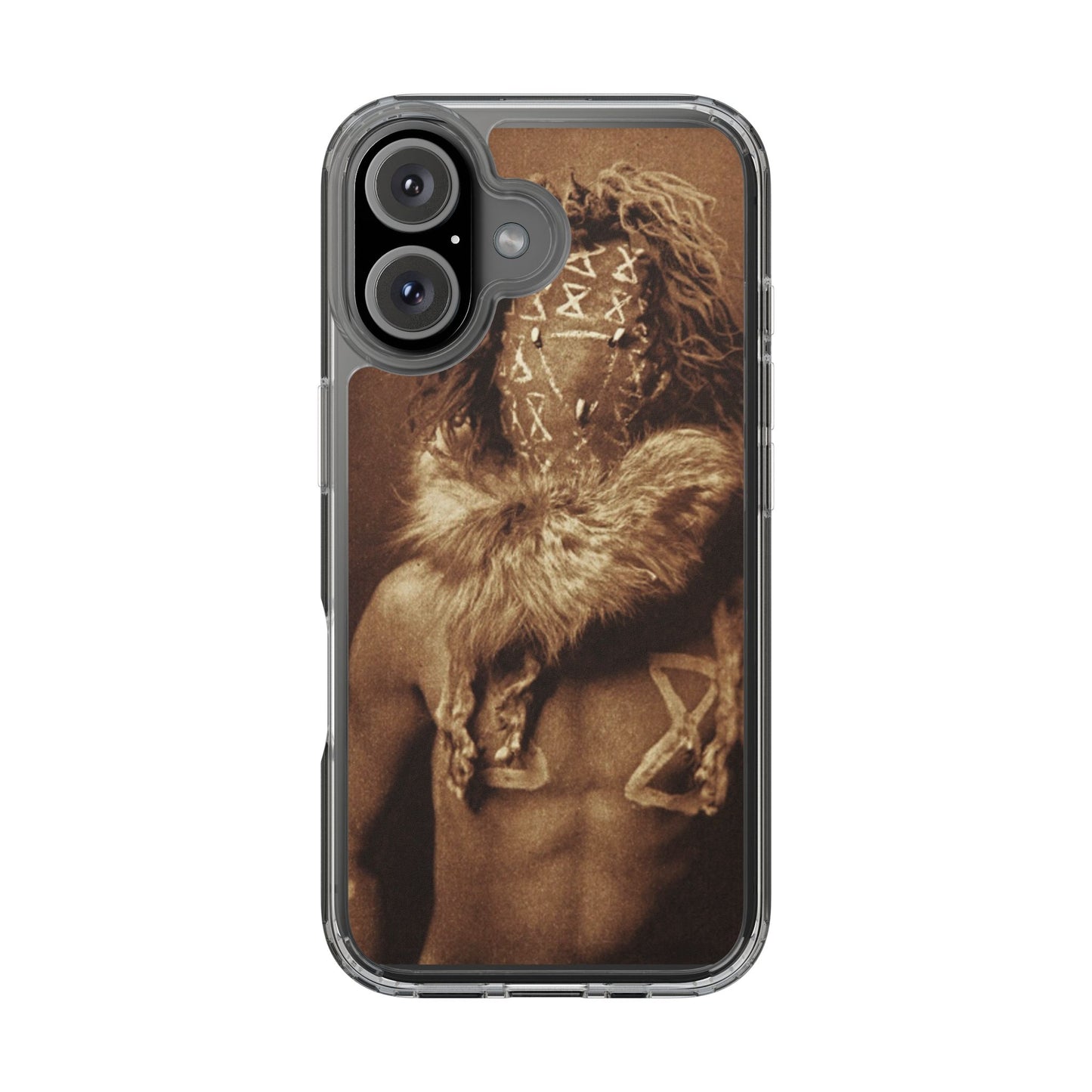 Yei Artistic Clear Phone Case for Unique Expression, Phone Accessories, Nature Lovers, Boho Style, Gift for Him/Her