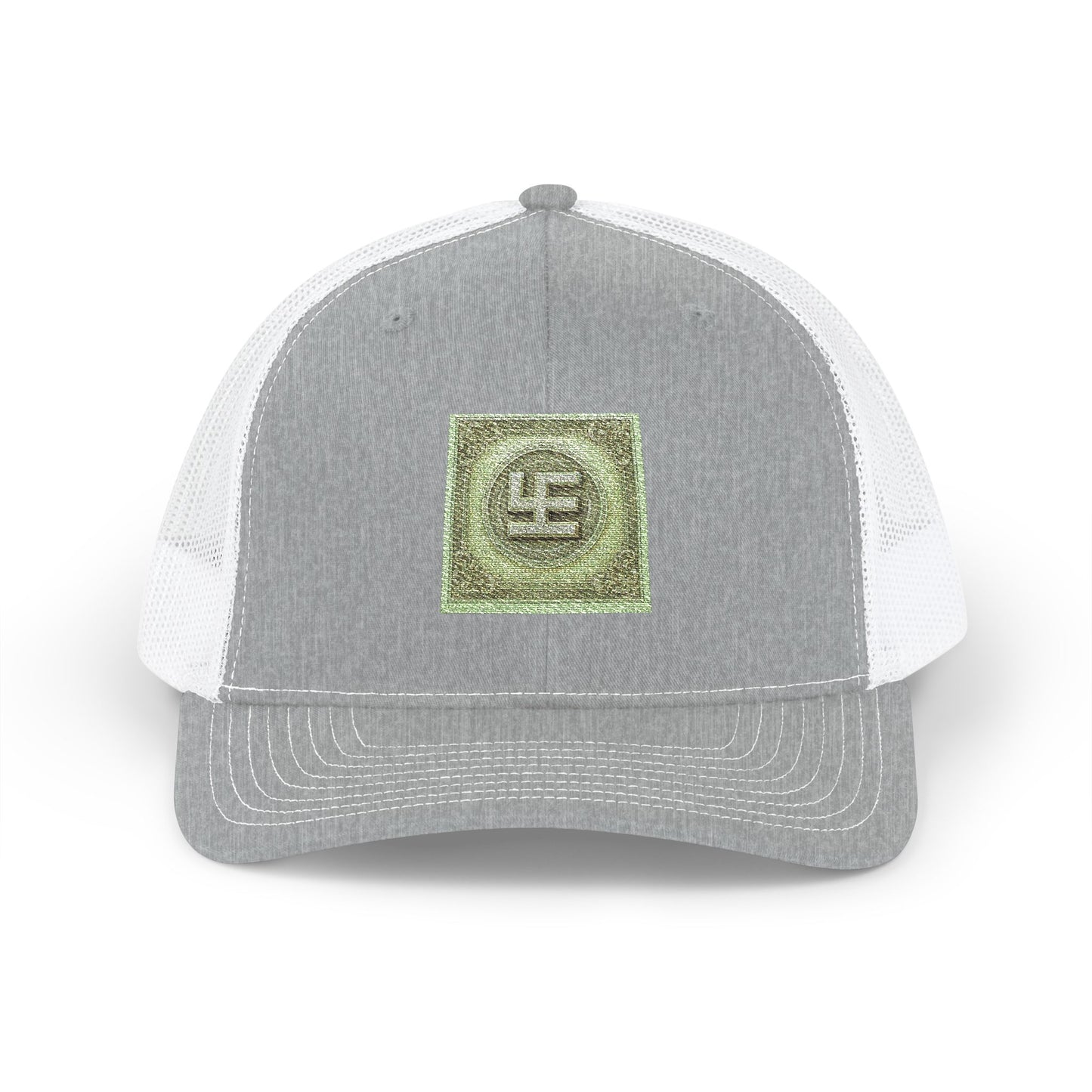 Swasticoin Sparkling Embroidered Snapback Trucker Cap, Stylish Outdoor Hat, Unique Gift for Holidays, Casual Wear, Fashion Accessory