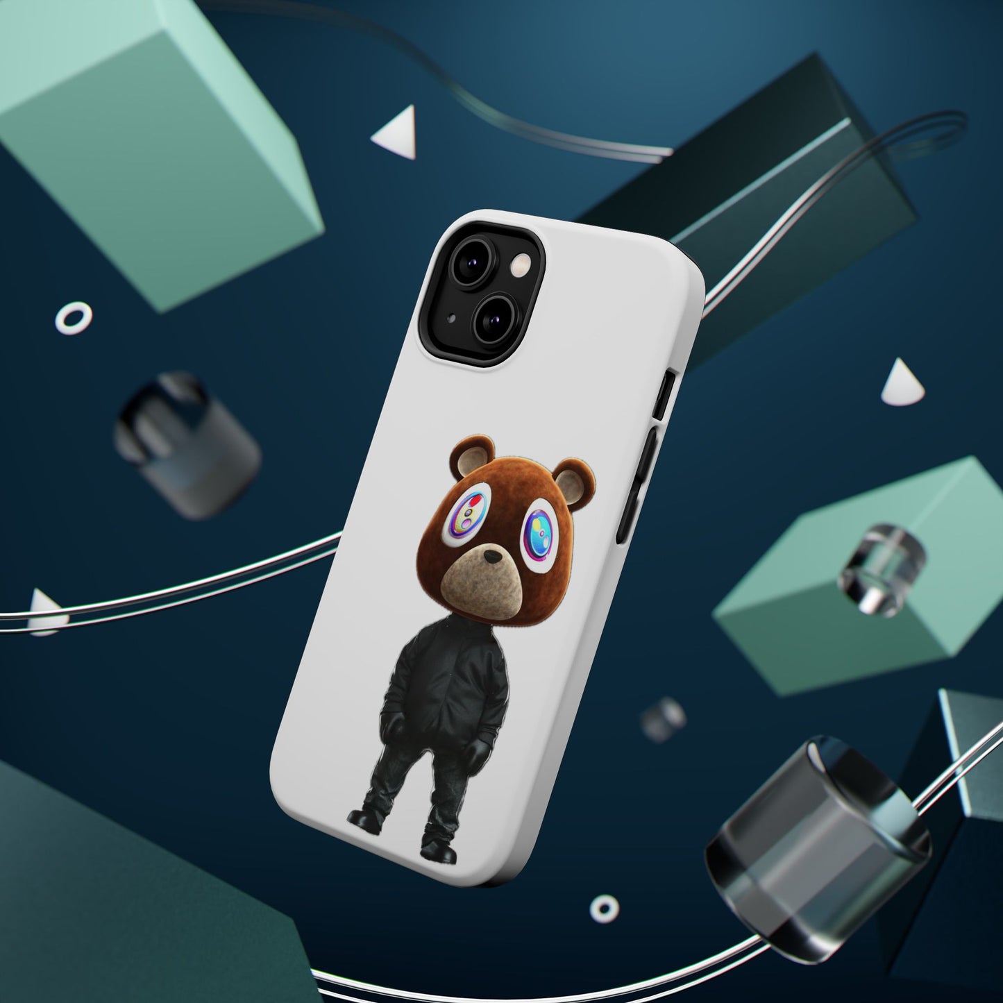 Ye Bear Character Magnetic Phone Cases, Fun Gift, Unique Phone Accessory, Trendy Tech, Personalized Style, Everyday Use