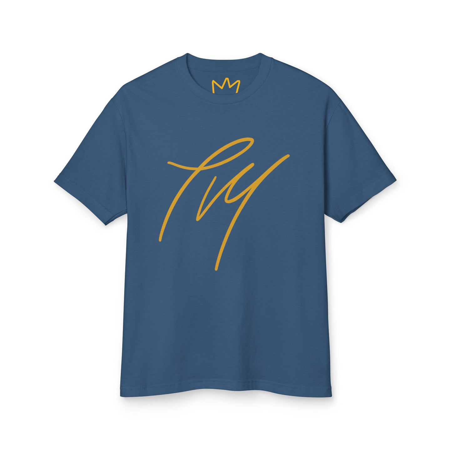 Trench Merch Crown Logo Unisex Heavyweight Cotton Tee, Casual Streetwear Shirt, Gift for Him/Her, Summer Style, Vibrant Graphics Tee