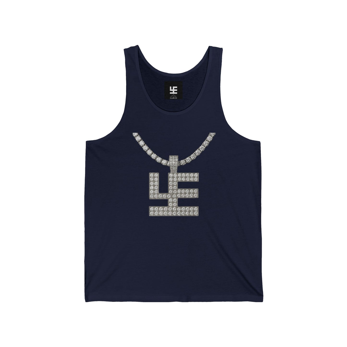 Swasticoin Stylish Unisex Jersey Tank | Casual Summer Wear, Festival Outfit, Graphic Tee for Beach Days, Music Events, Workout Gear