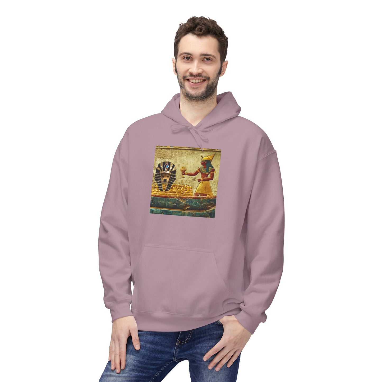 WIF Art Hoodie, Cozy Fleece Pullover for Art Lovers, Unique Gift for Creative Souls, Perfect for Casual Wear, Art-Inspired Fashion