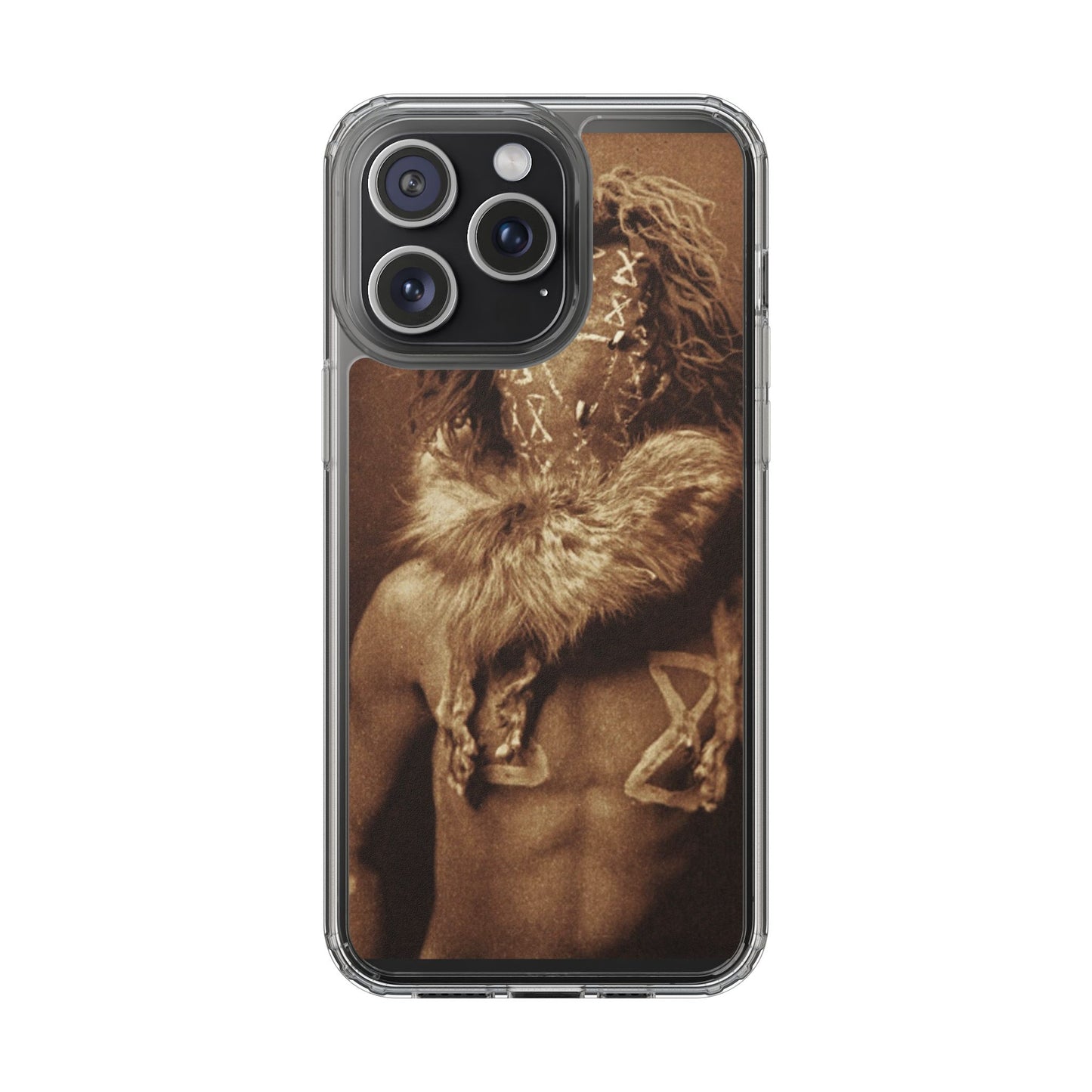 Yei Artistic Clear Phone Case for Unique Expression, Phone Accessories, Nature Lovers, Boho Style, Gift for Him/Her