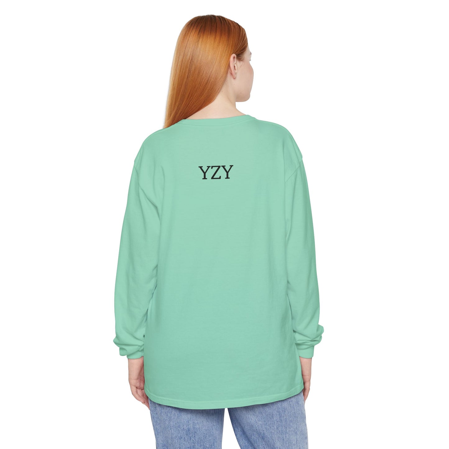 Swasticoin Mystical Mountain Long Sleeve T-Shirt | Unisex Graphic Tee, Trendy Layering Top, Casual Wear, Perfect Gift for Adventurers