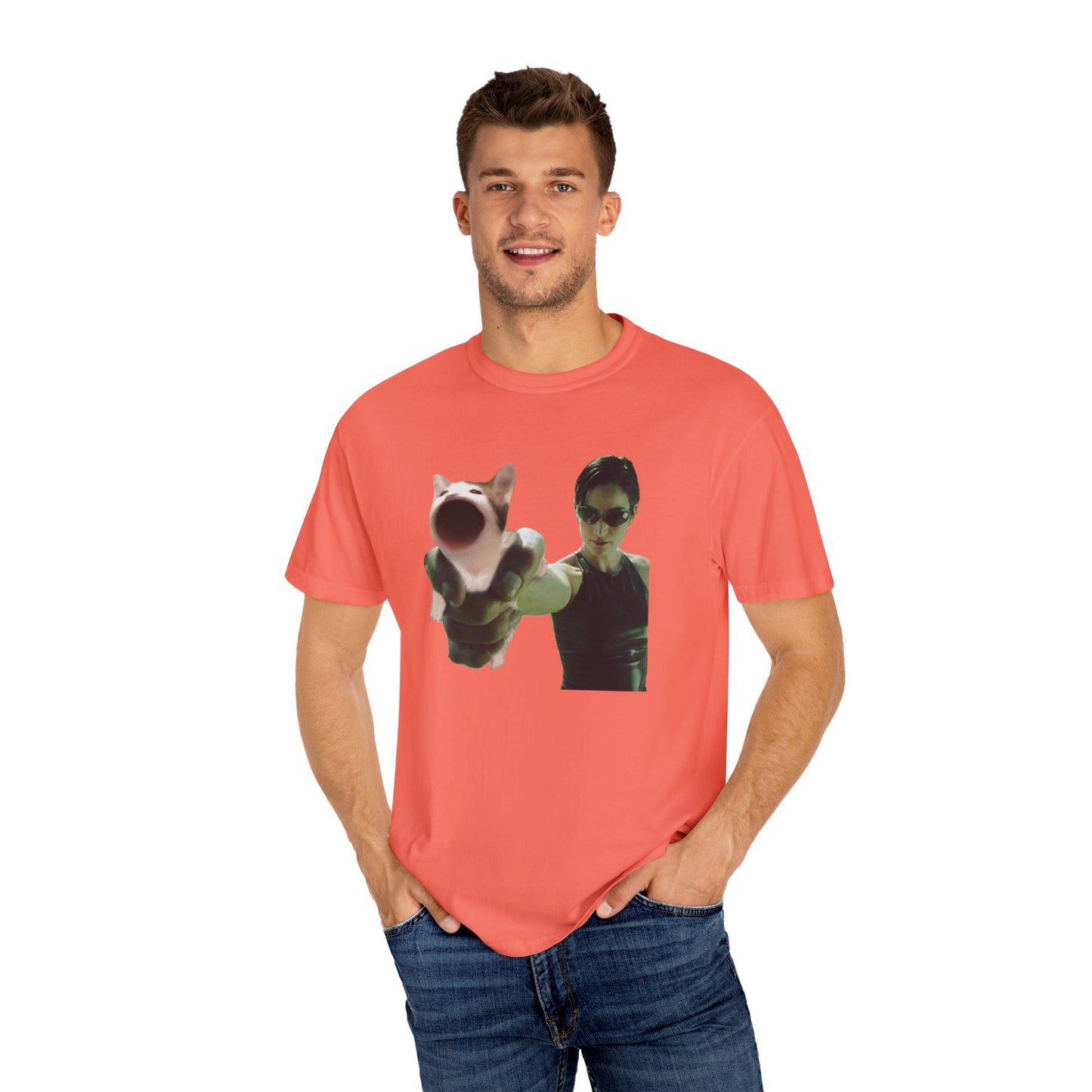 POPCAT Street Style Unisex T-Shirt | Vintage Graphic Tee, Casual Outfit, Gift for Friends, Meme Apparel, Conversation Starter