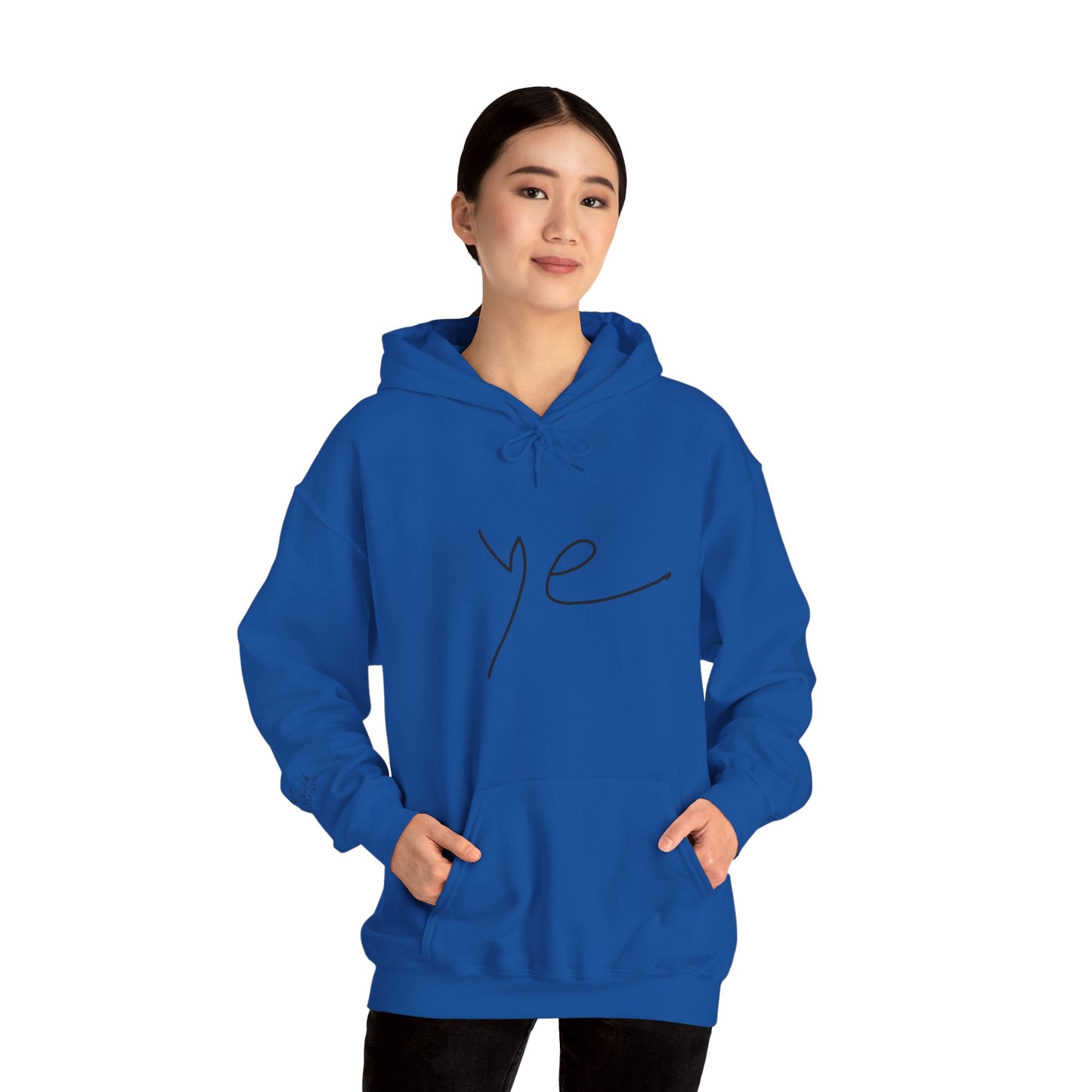 Ye 7BN Minimalist Unisex Hooded Sweatshirt, Casual Streetwear, Gift for Fans, Cozy Layering, Everyday Style, Unique Graphic Hoodie