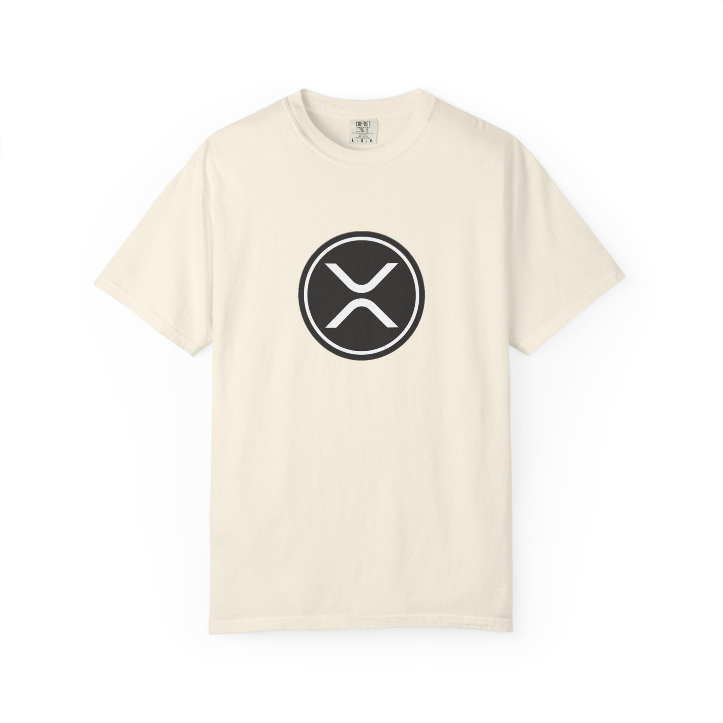 XRP Unisex Garment-Dyed T-Shirt with Minimalist Logo, Stylish Casual Wear, Perfect for Gifts, Everyday Comfort, Cool Streetwear