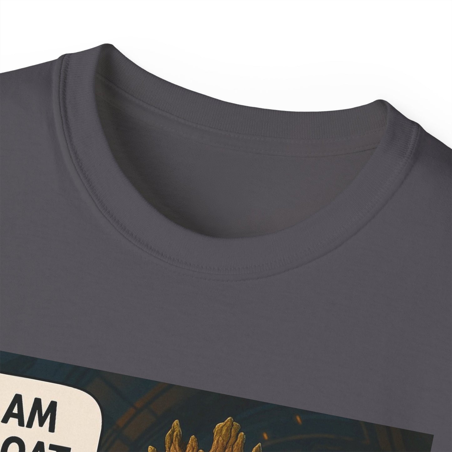 Goat Graphic Tee for Fans of Humor, Perfect Gift for Birthdays, Casual Wear, Geeky Apparel, I AM GOAT Theme