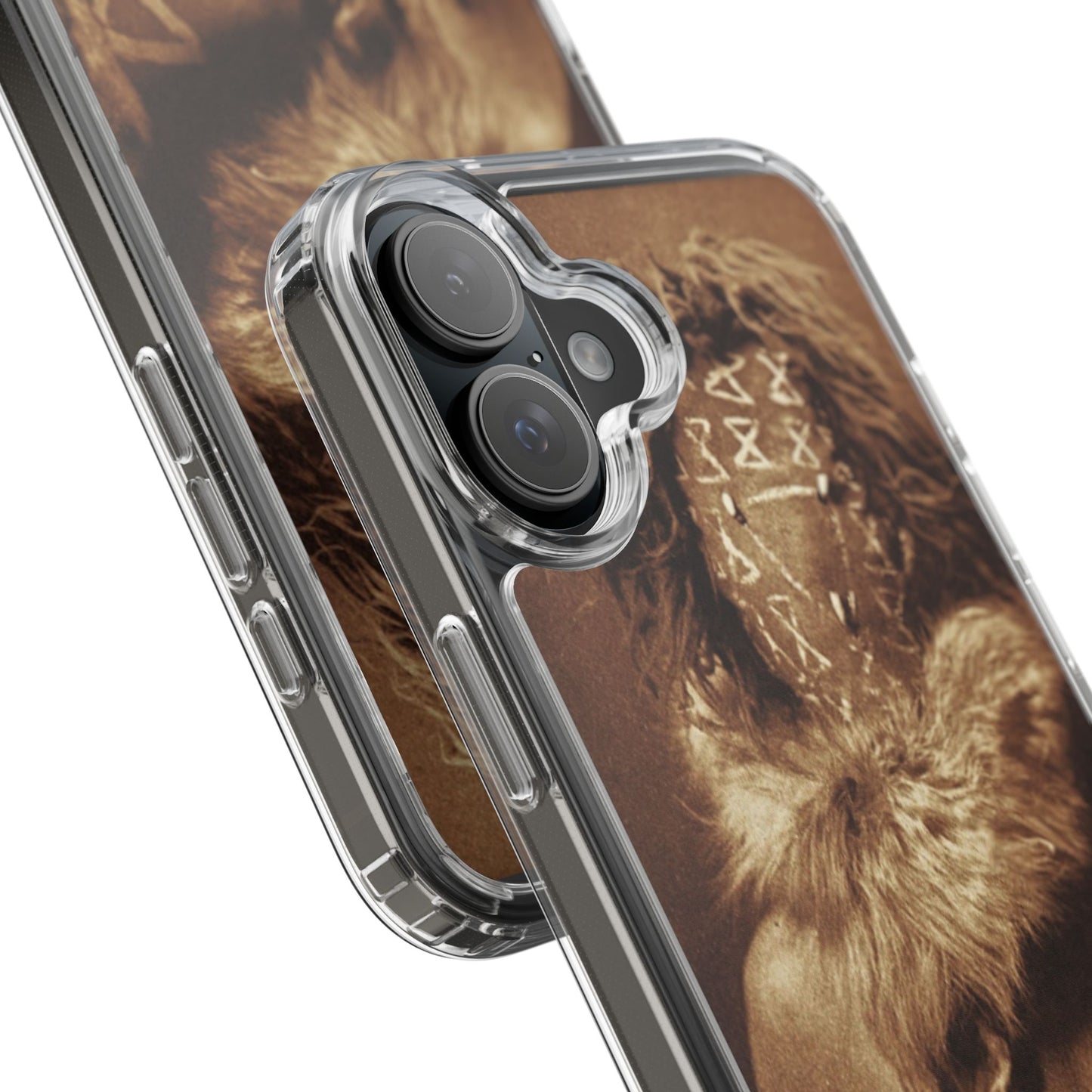 Yei Artistic Clear Phone Case for Unique Expression, Phone Accessories, Nature Lovers, Boho Style, Gift for Him/Her
