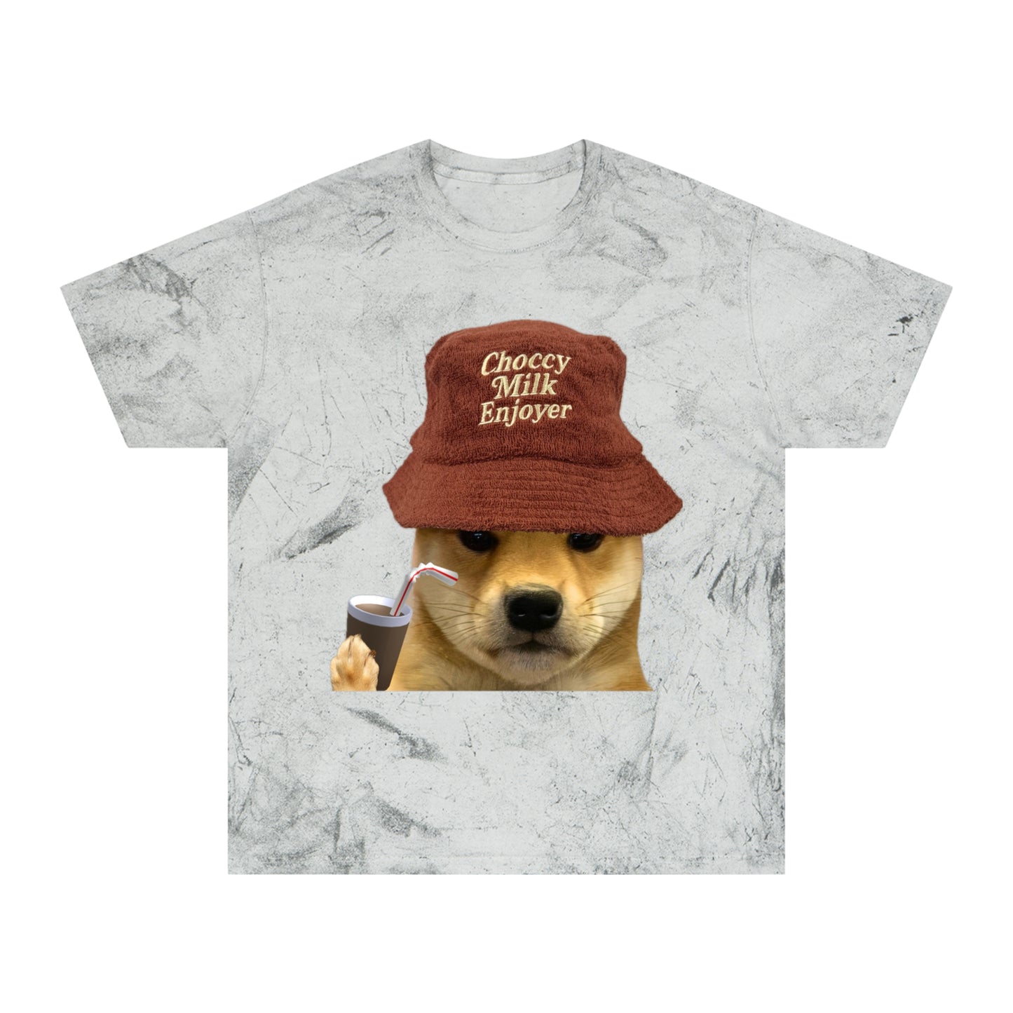 WIF Choccy Milk Enjoyer T-Shirt | Unisex Color Blast Tee | Fun Graphic Tee | Casual Wear | Gift for Dog Lovers | Summer Essentials