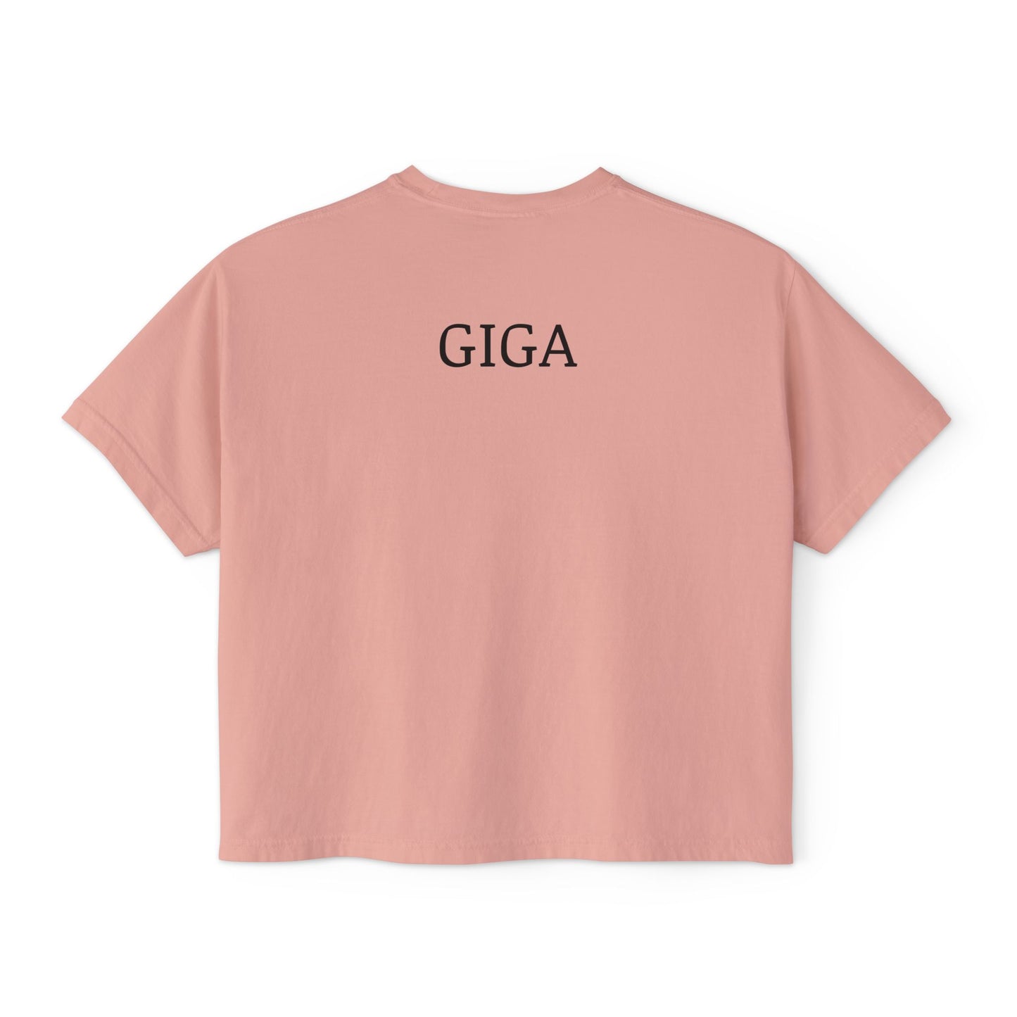 GIGA Empowerment Women's Boxy Tee - Her Body My Choice, Feminist Top, Graphic Tee, Casual Wear, Gift for Activists