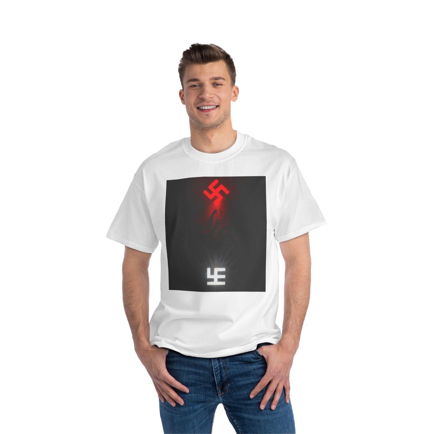Swasticoin Graphic Short-Sleeve T-Shirt, Statement Tee, Casual Wear, Unique Gift, Streetwear, Fashion Tee