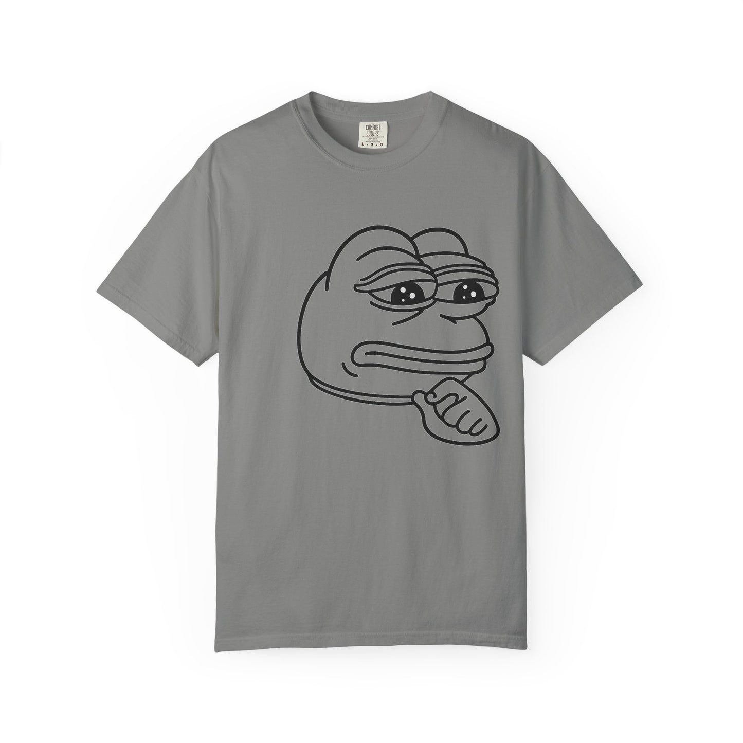 Thoughtful Pepe Unisex T-Shirt, Funny Graphic Tee, Gift for Friends, Casual Wear, Meme Inspired Fashion