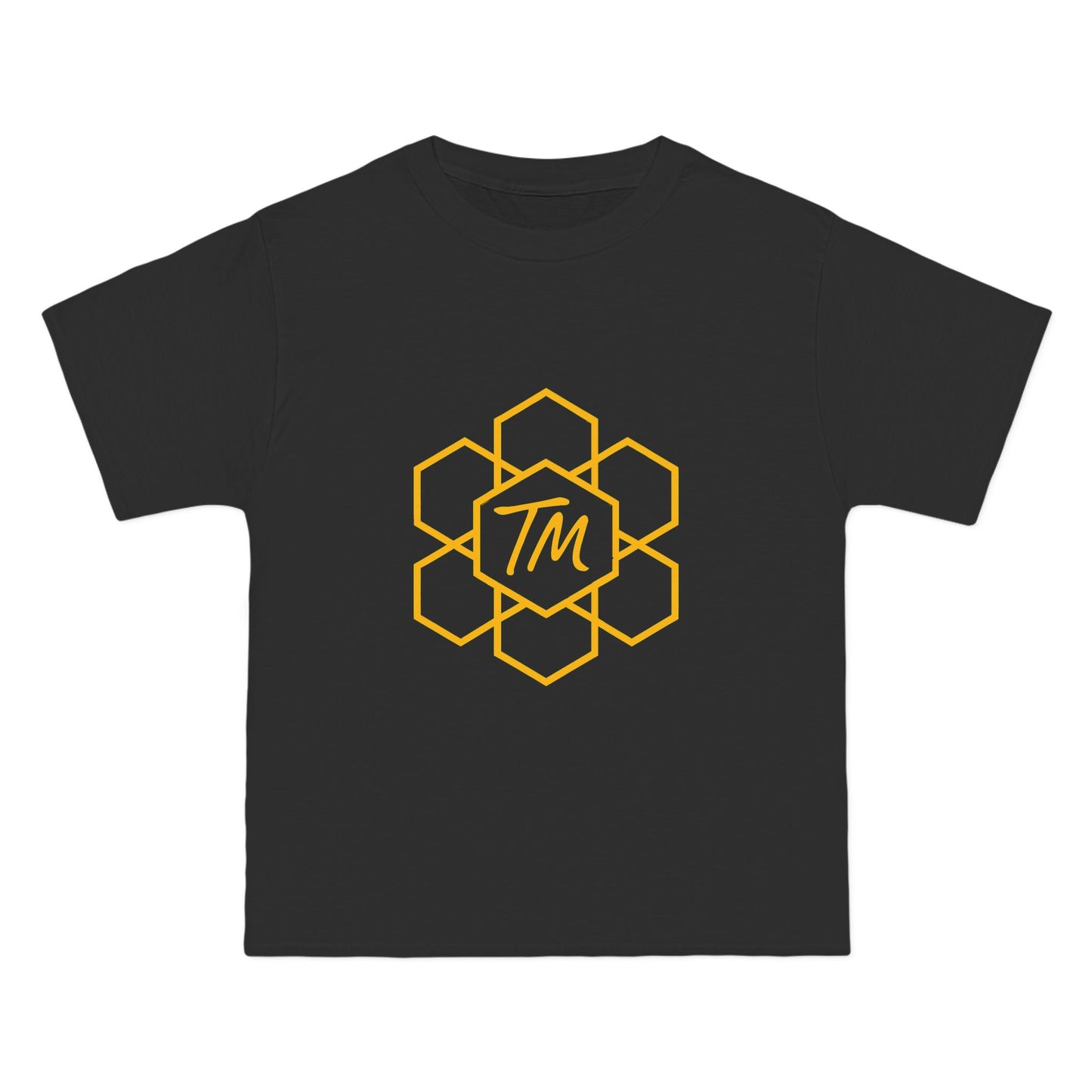 Trench Merch Short-Sleeve T-Shirt with Hexagon Design, Casual Tee for Every Day, Graphic Shirt for Gifts, Summer Wear, Unisex Apparel