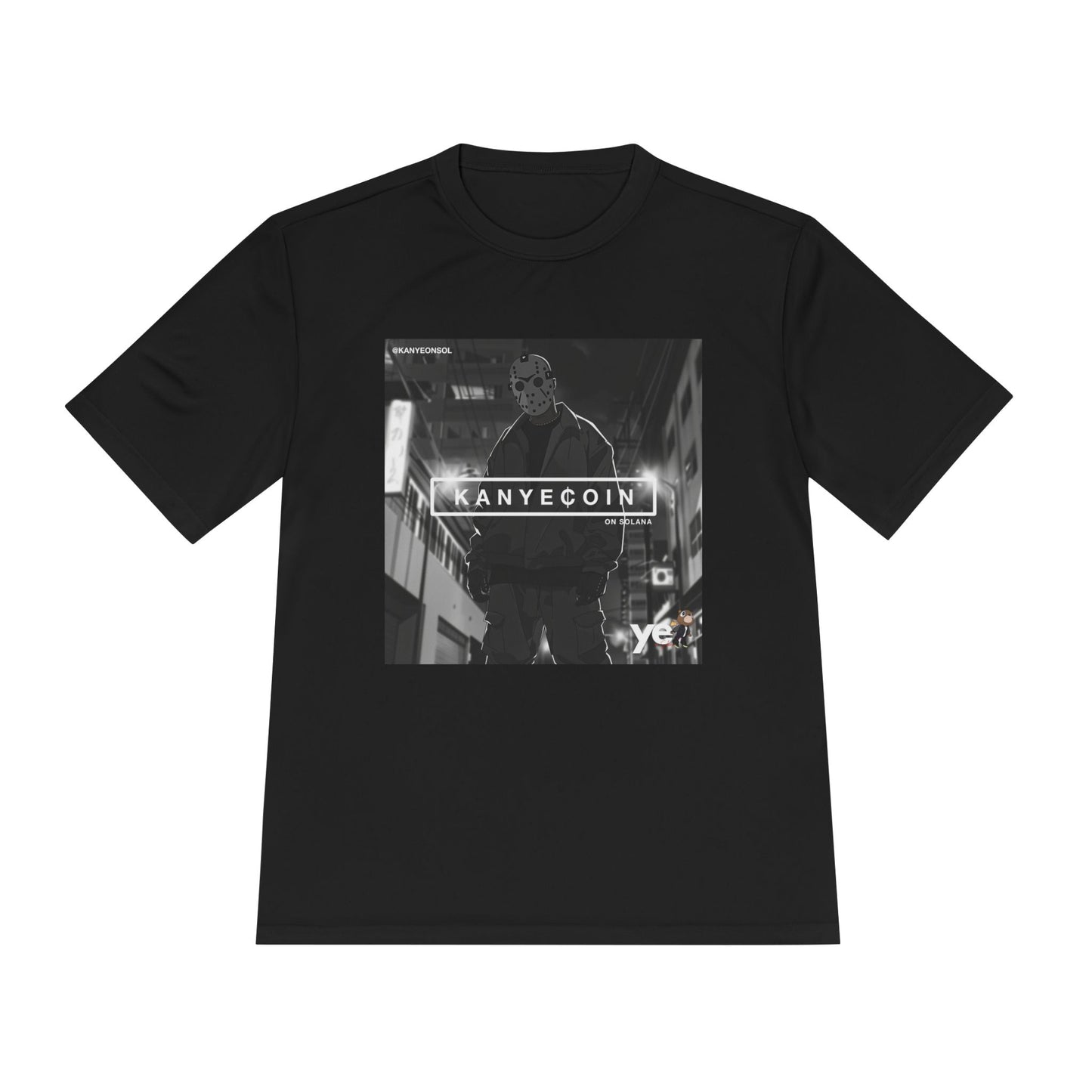 KANYECOIN Unisex Moisture Wicking Tee, Cool Graphic Tee, Music Lover Gift, Urban Style Shirt, Sportswear, Trendy Tee for Fans