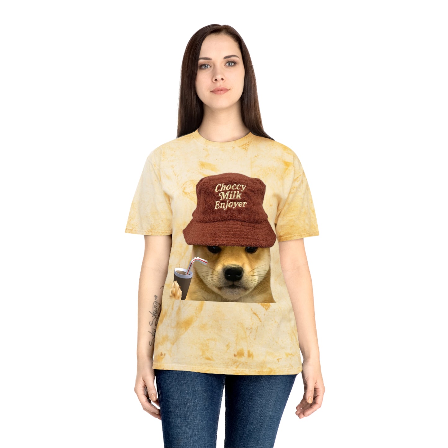 WIF Choccy Milk Enjoyer T-Shirt | Unisex Color Blast Tee | Fun Graphic Tee | Casual Wear | Gift for Dog Lovers | Summer Essentials