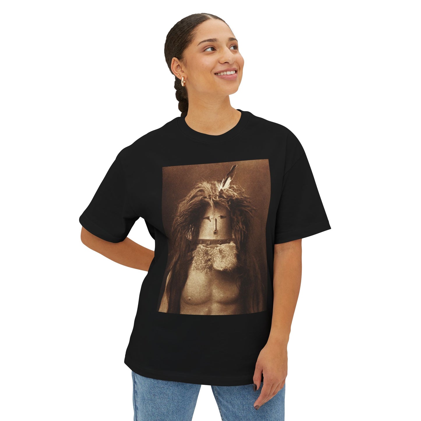 Artistic Oversized Graphic Tee | Yei Style T-Shirt, Unisex Casual Wear, Festival Fashion, Unique Art Top, Statement Piece