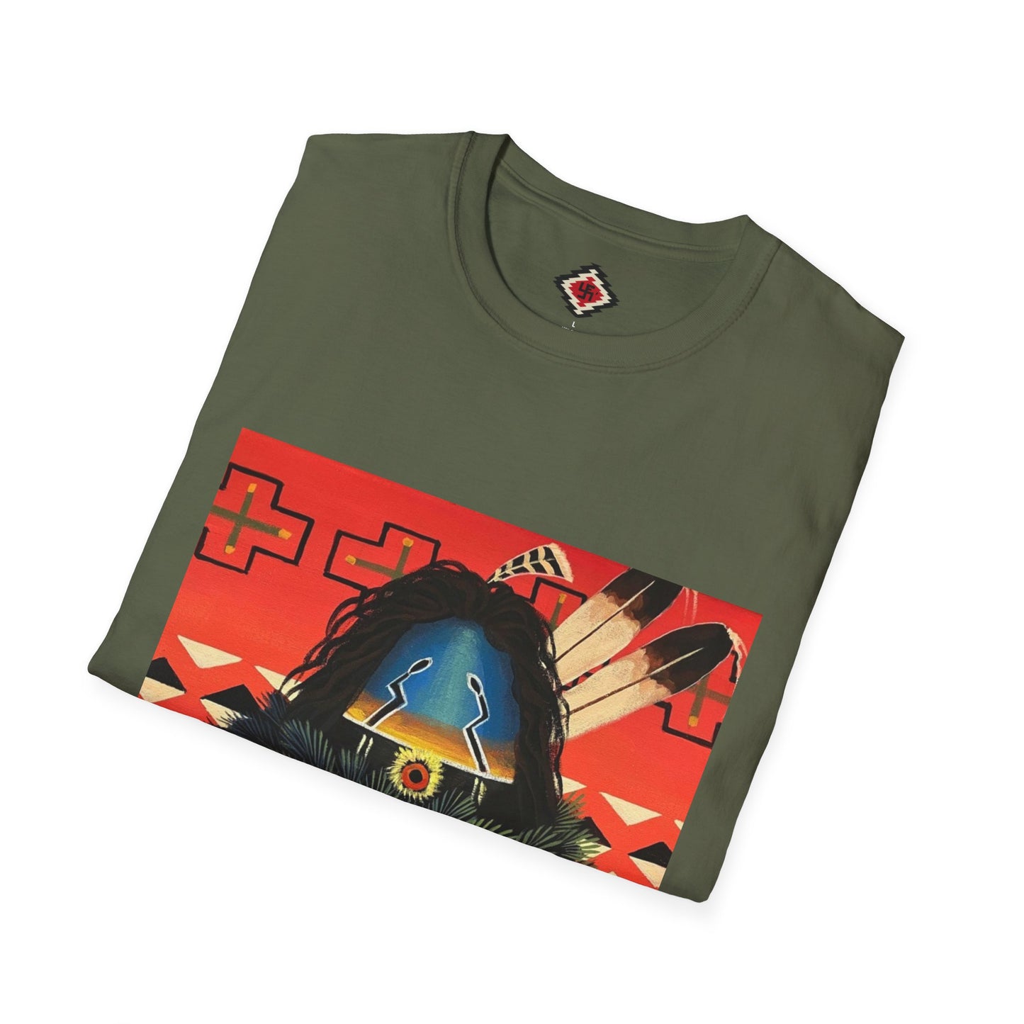 Yei Cultural Art T-Shirt | Unisex, Artistic Tee, Unique Design, Boho Fashion, Vintage Style, Gift for Her/Him