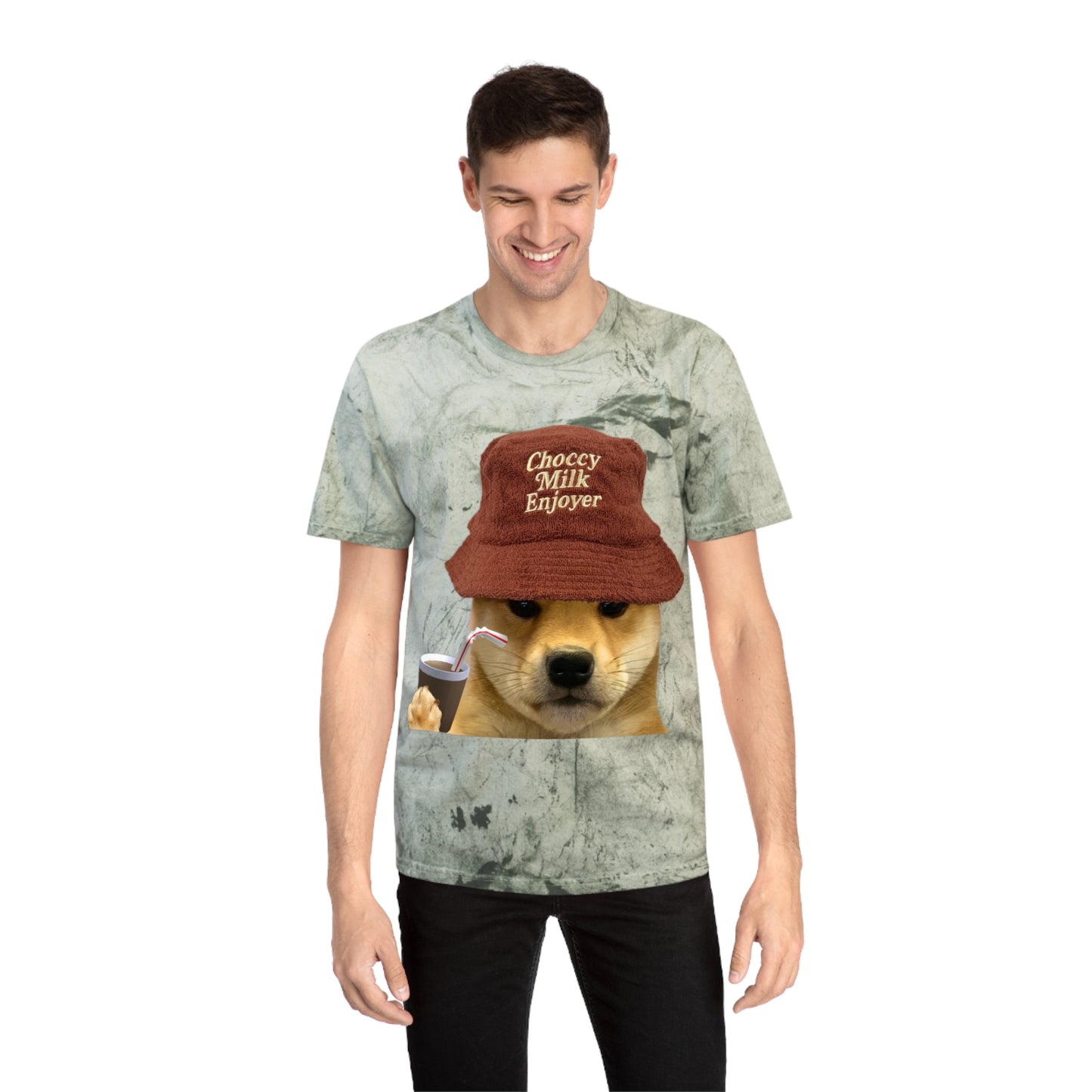 WIF Choccy Milk Enjoyer T-Shirt | Unisex Color Blast Tee | Fun Graphic Tee | Casual Wear | Gift for Dog Lovers | Summer Essentials