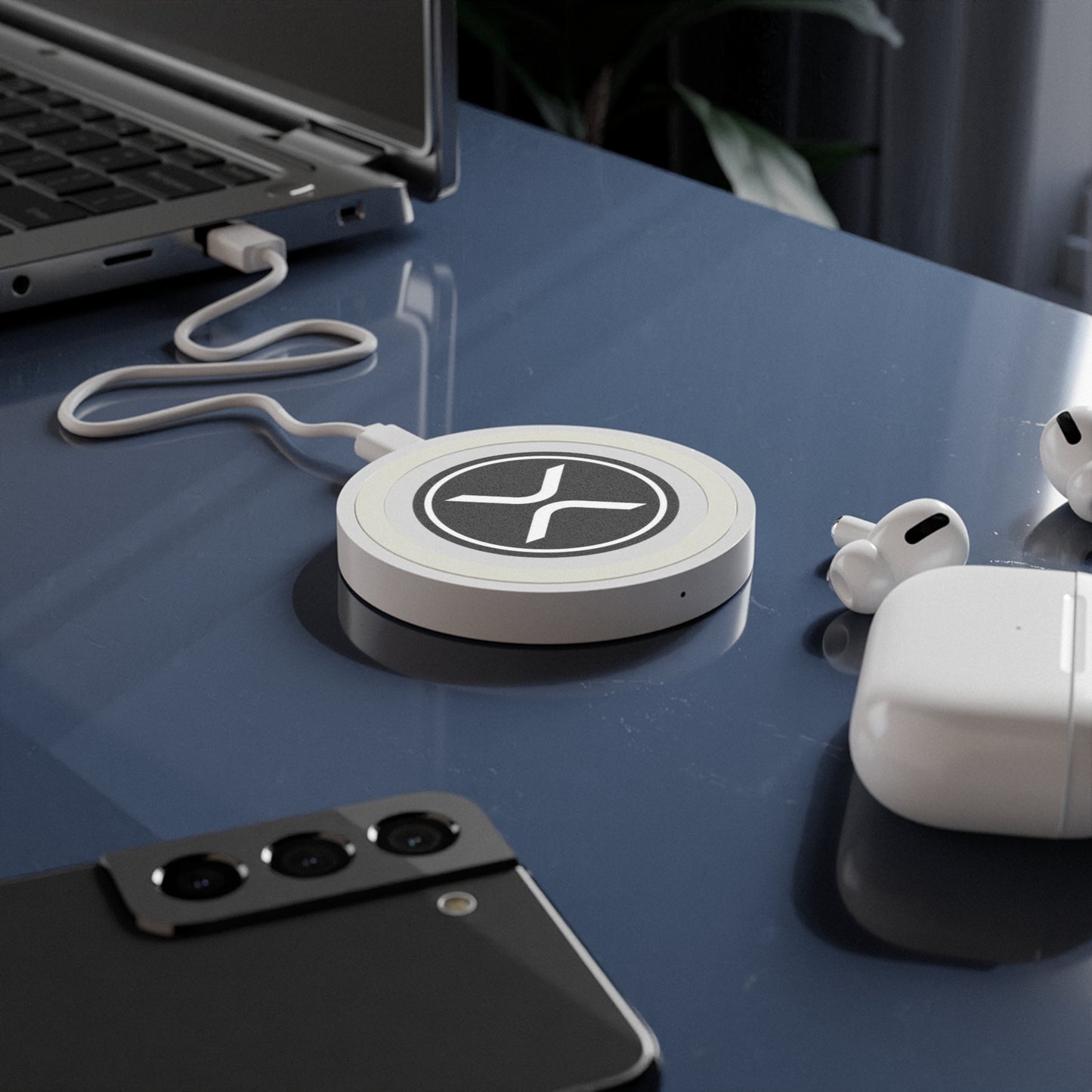 XRP Quake Wireless Charging Pad, Modern Gadgets, Phone Accessories, Tech Gifts, Minimalist Charging Station