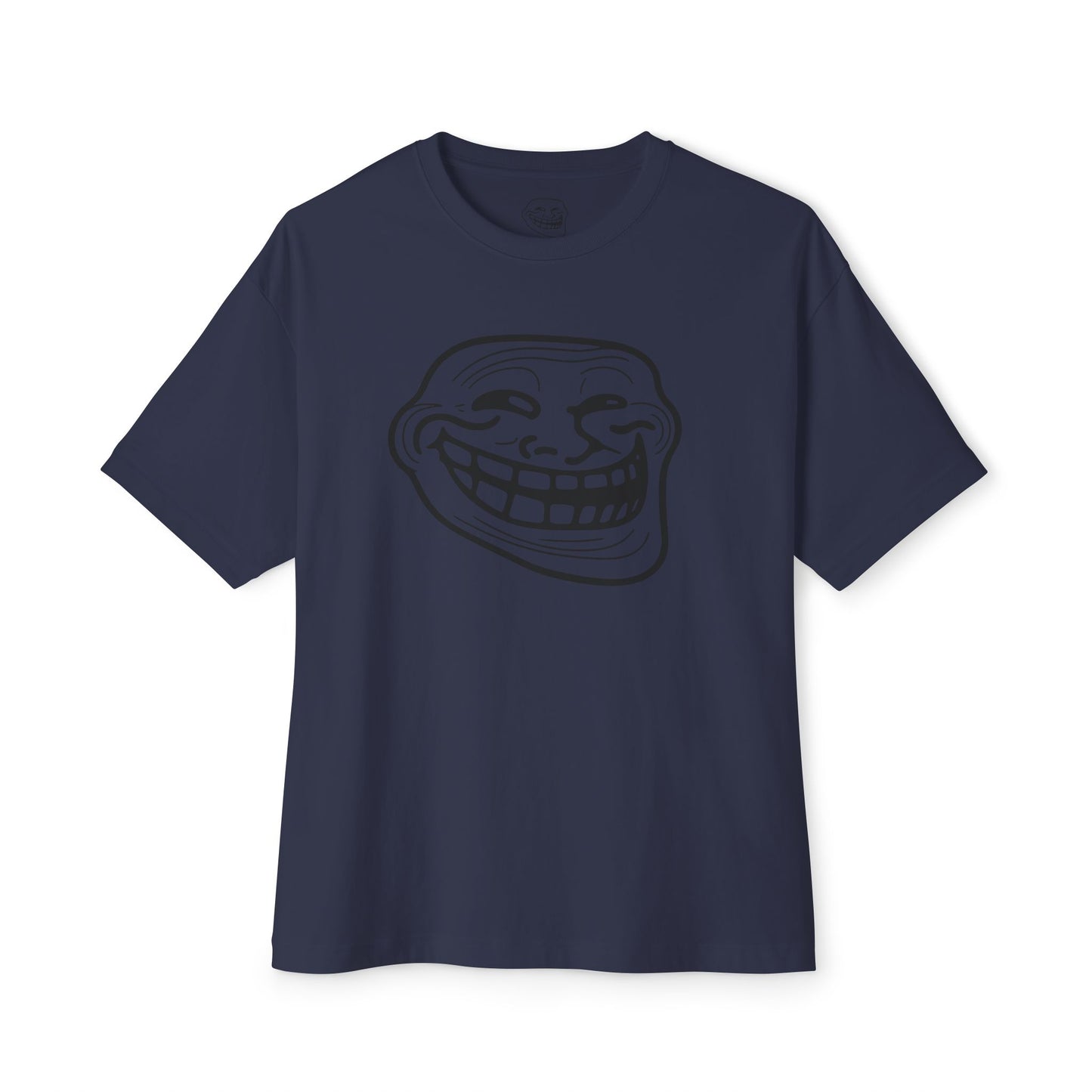 TROLL Funny Graphic Tee, Unisex Oversized Boxy Tee with Troll Face Design, Casual Wear, Gift for Friends, Humor Shirt, Comfortable Everyday Wear