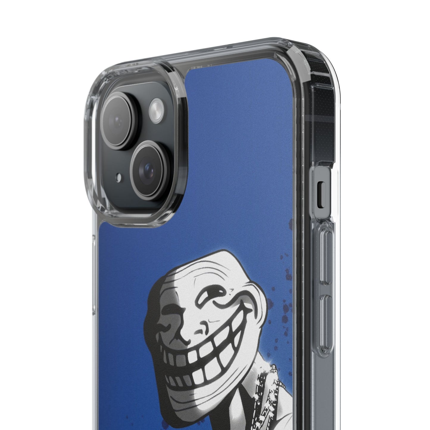 TROLL Clear Cases with Bold Graphic Design, Awesome Phone Accessories, Unique Gifts, Cartoon Phone Covers, Trendy Tech Gear