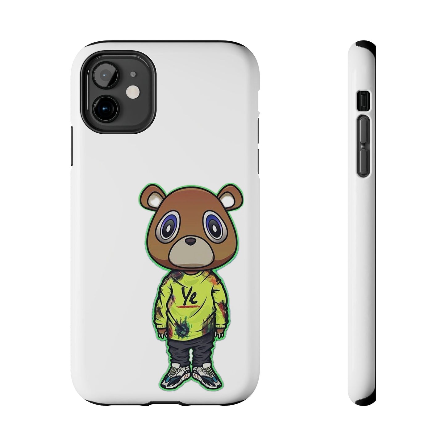Ye Bear Tough Phone Cases with Cartoon Design - Unique Phone Cover, Durable Mobile Case, Cool Gift for Teens, Fun Accessory for Everyday Use