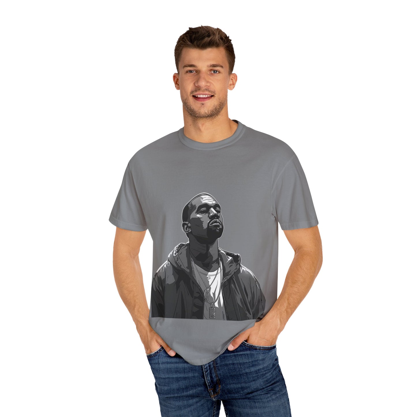 Ye T-shirt with Graphic Design, Casual Tee, Streetwear Style, Gift for Music Lovers, Fashion Statement Shirt