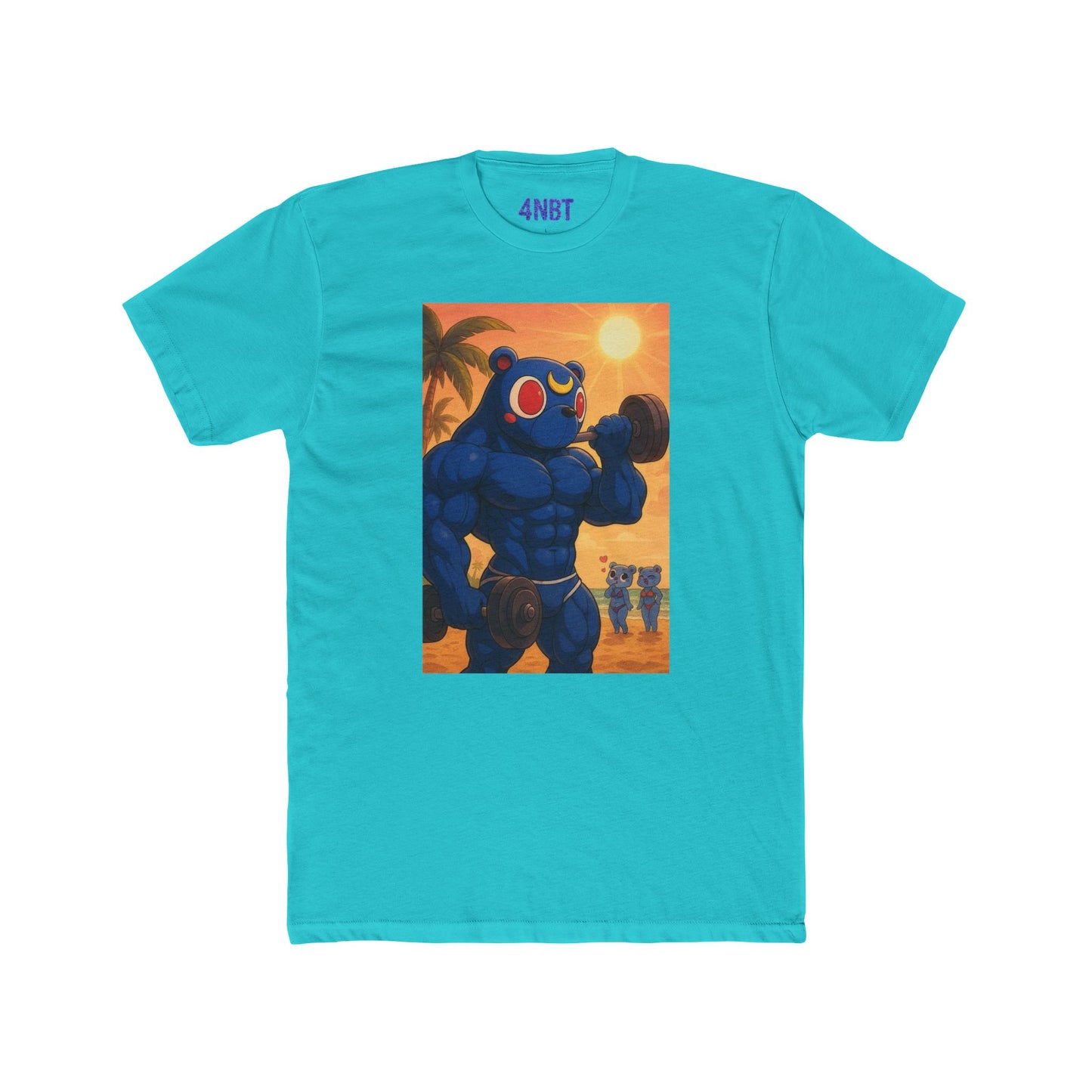 4NBT Stylish Graphic Tee, Fun Summer Shirt, Cool Gift for Him/Her, Casual Everyday Wear, Perfect for Beach Days, Unique Art Design
