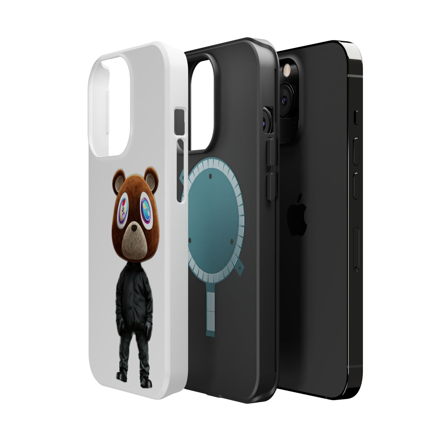 Ye Bear Character Magnetic Phone Cases, Fun Gift, Unique Phone Accessory, Trendy Tech, Personalized Style, Everyday Use
