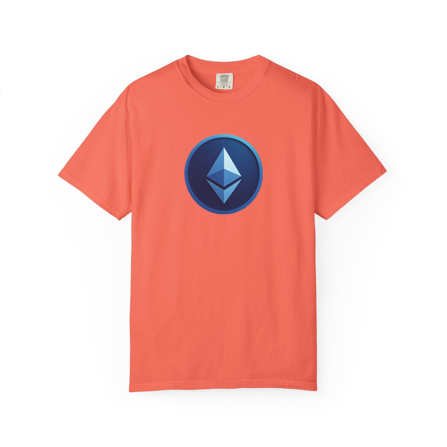 Ethereum Graphic T-Shirt, Unisex Casual Tee, Blockchain Apparel, Gamer Shirt, Crypto Gift, Stylish Streetwear