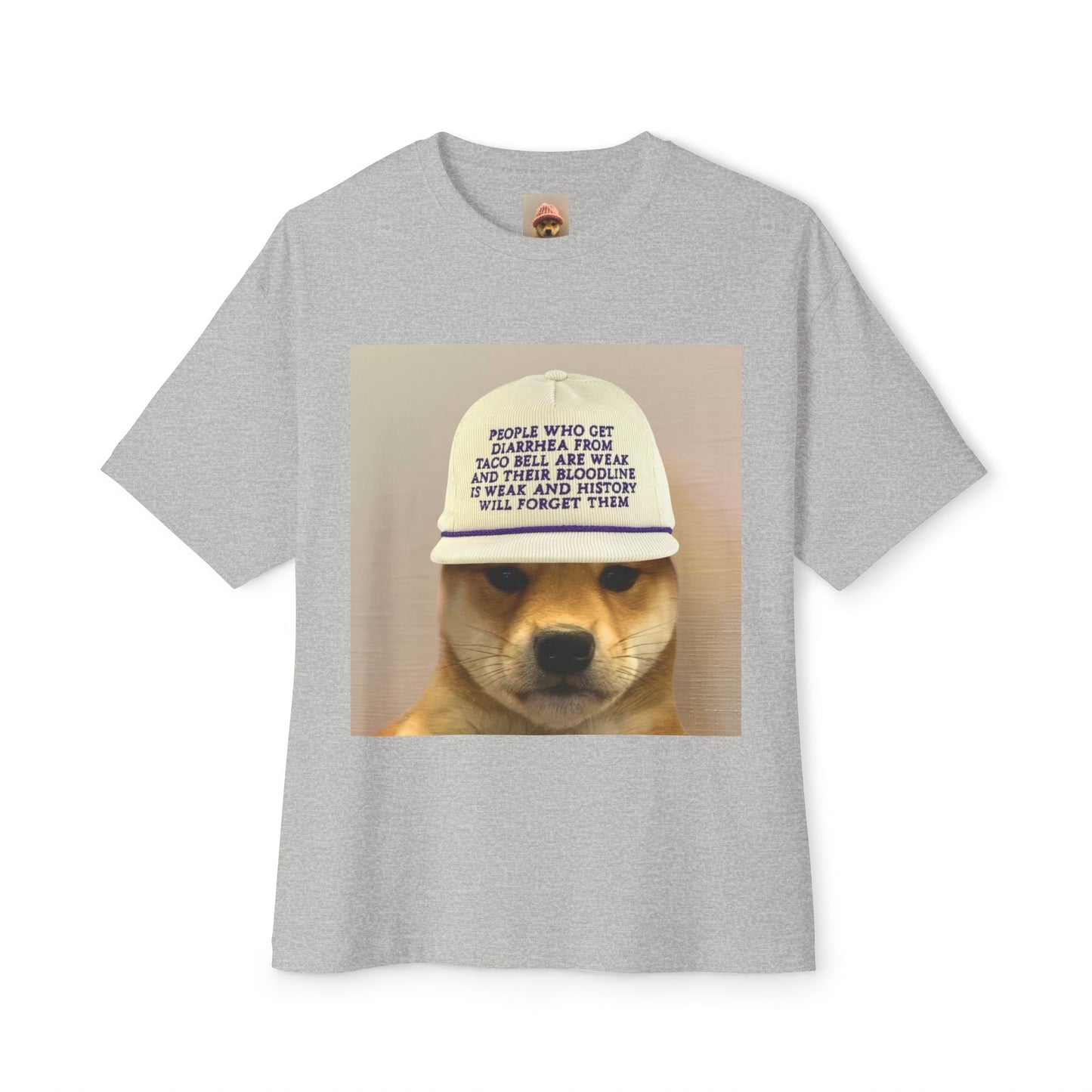 WIF Humorous Dog-Themed Oversized Tee, Casual Graphic Shirt, Gift for Pet Lovers, Funny T-Shirt, Unisex Boxy Tee