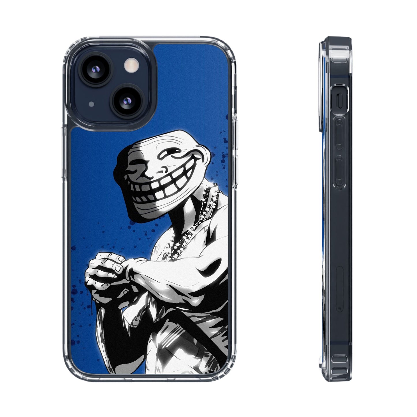 TROLL Clear Cases with Bold Graphic Design, Awesome Phone Accessories, Unique Gifts, Cartoon Phone Covers, Trendy Tech Gear