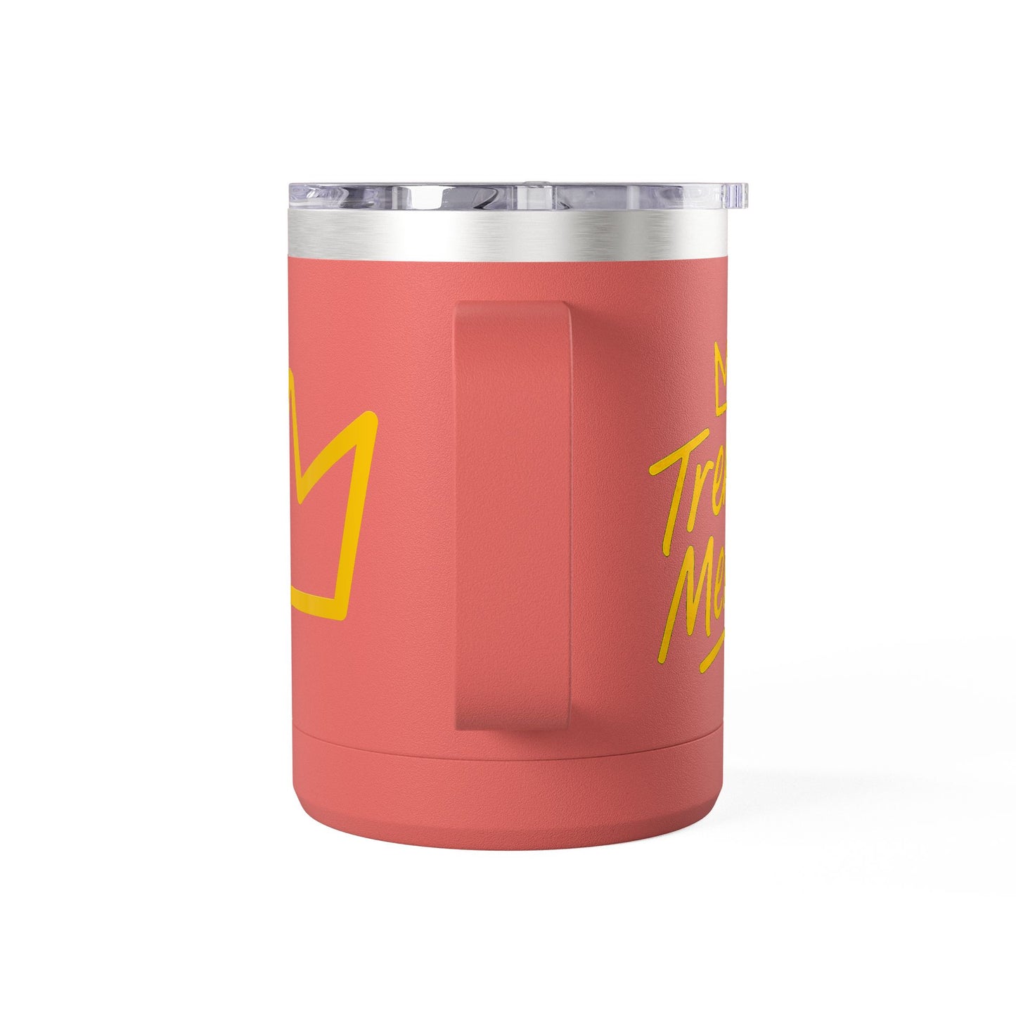 Trench Merch Crown Coffee Mug Tumbler, Perfect for Beach Lovers, Gifts for Friends, Summer Getaways, Adventure Travel, Crown Design