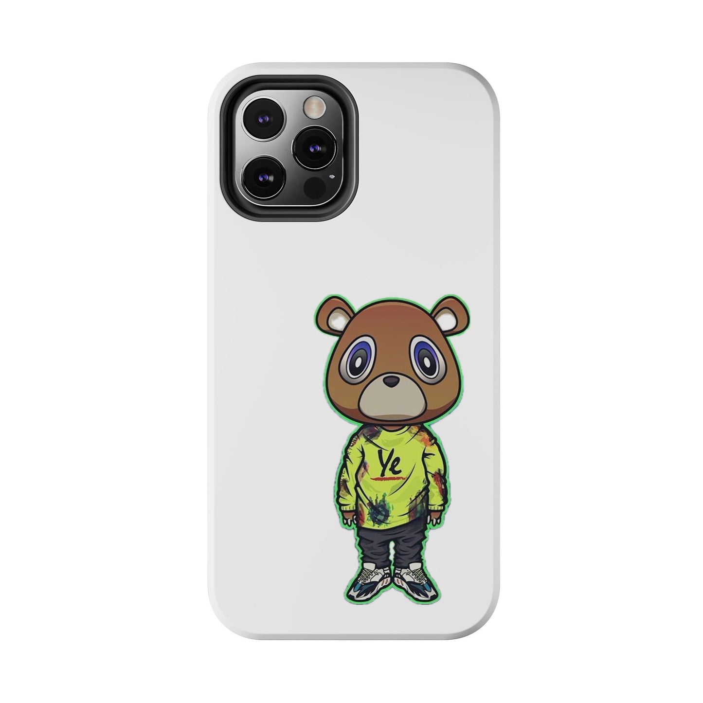 Ye Bear Tough Phone Cases with Cartoon Design - Unique Phone Cover, Durable Mobile Case, Cool Gift for Teens, Fun Accessory for Everyday Use