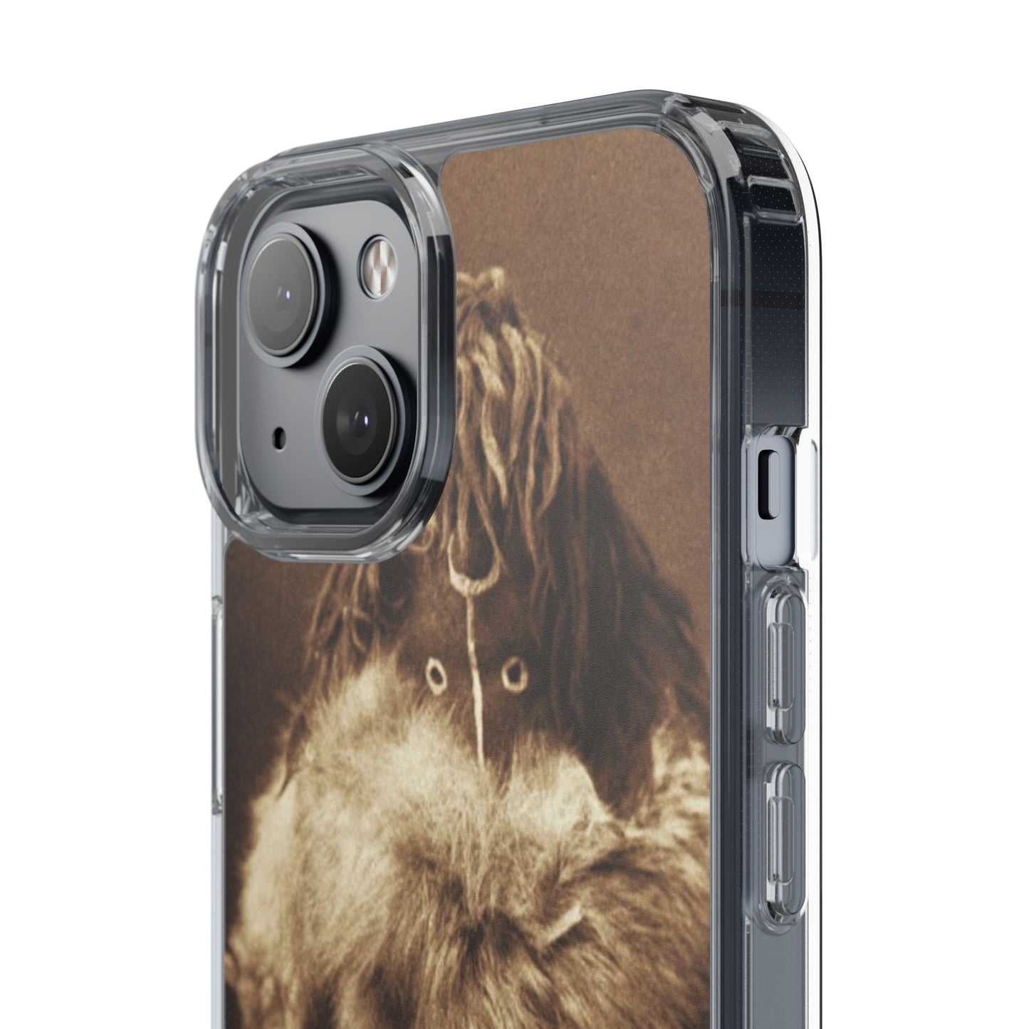 Yei Vintage Art Phone Case, Clear Case, Unique Gift for Art Lovers, Bohemian Style, Customizable Phone Cover, Trendy Accessories