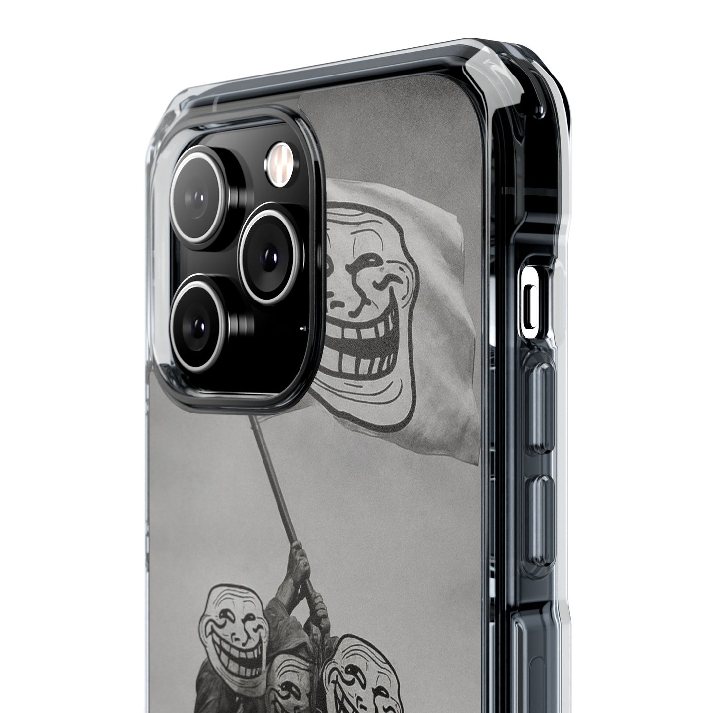 TROLL Flag Phone Case, Trendy Phone Cover, Gift for Gamers, Unique Phone Accessory, Funny Phone Protection