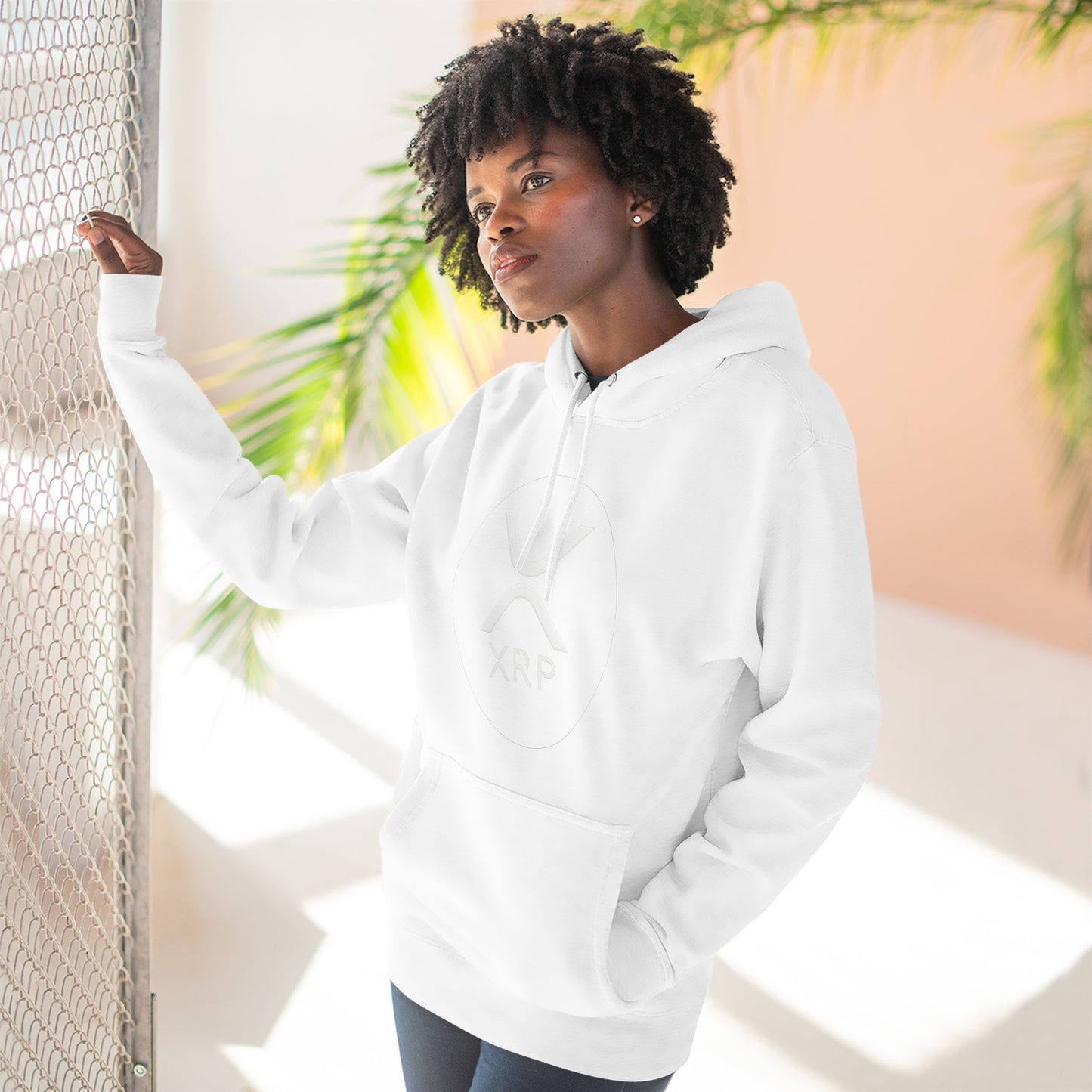 XRP Cozy Three-Panel Fleece Hoodie for Relaxed Casual Style, Perfect for Lounging, Gifting, Everyday Wear, and Cozy Nights