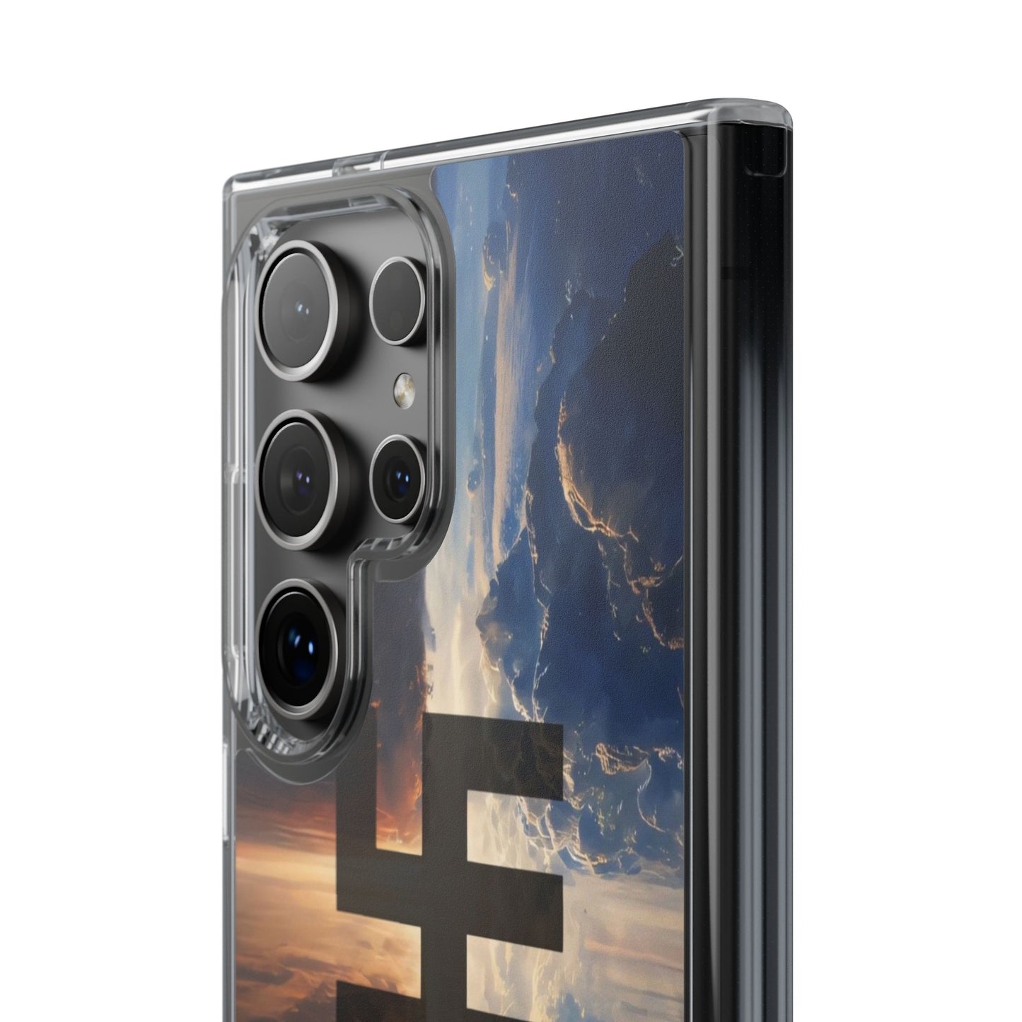 Swasticoin Nature-Themed Clear Phone Case, Unique Phone Cover with Scenic Design, Eco-Friendly Protection, Gift for Travelers, Custom Phone Accessory
