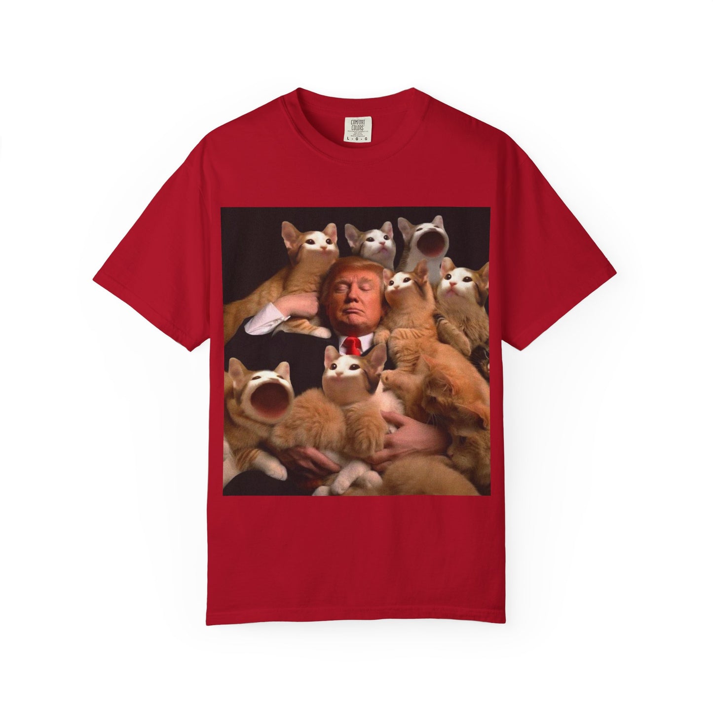 POPCAT Chaos Unisex T-Shirt, Fun Pet Lover Tee, Humor Shirt for Dog Owners, Gift for Dog Lovers, Quirky Graphic Tee