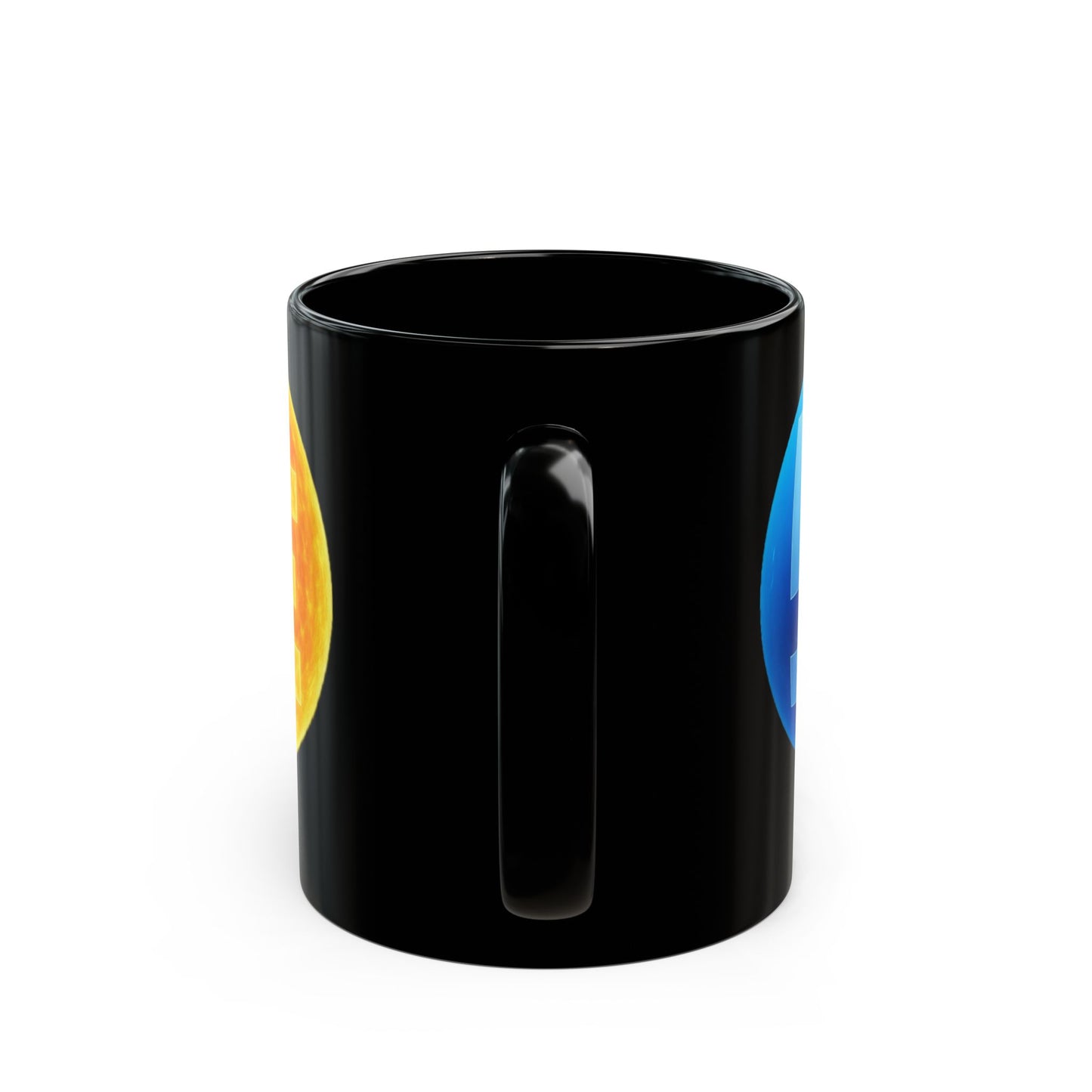 9gy Swasticoin Colorful Coin Design Mug, Unique Coffee Cup, Cryptocurrency Gift, Vibrant Tea Mug, Geeky Kitchen Decor, Fun Collectible Mug